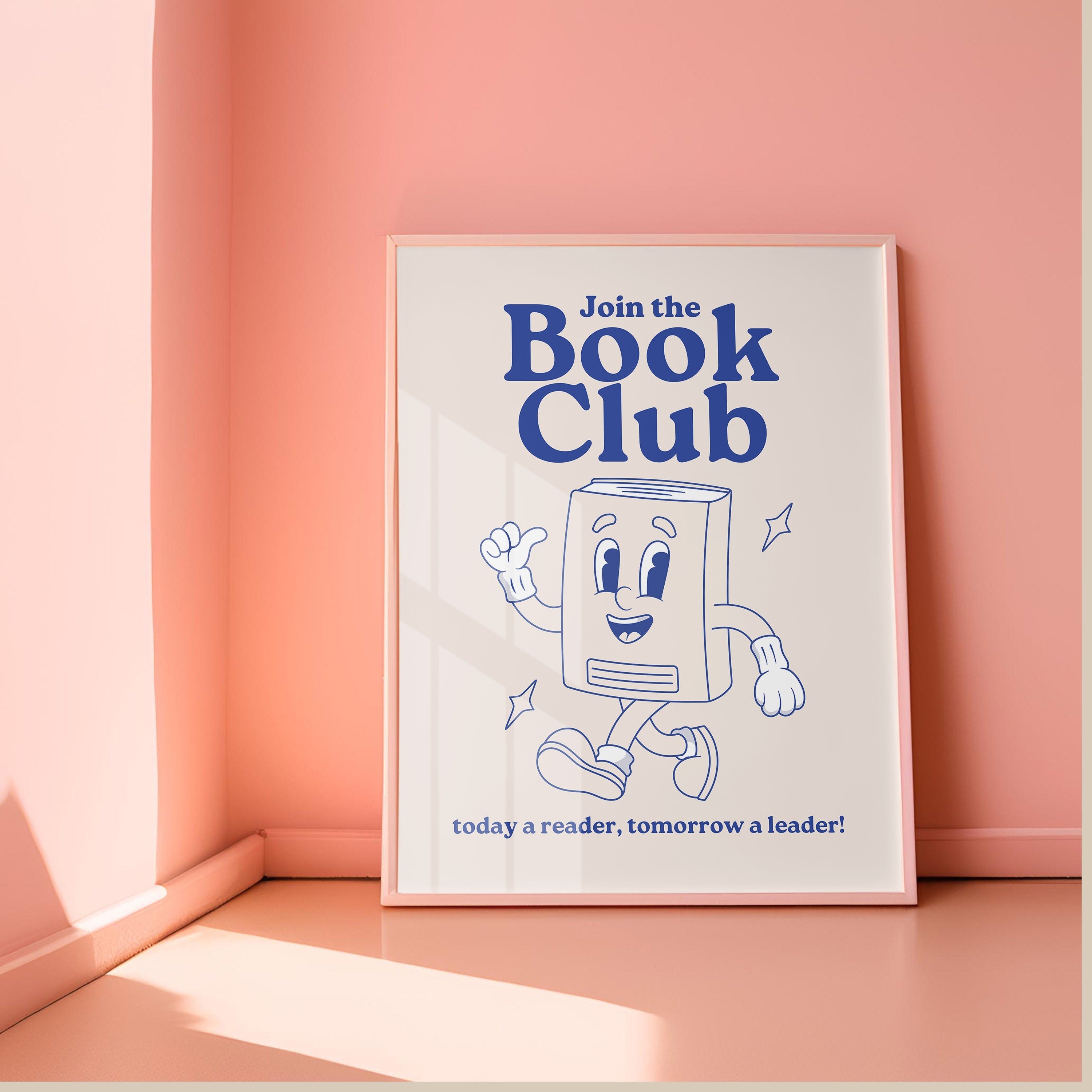Join the Book Club Digital Art Print