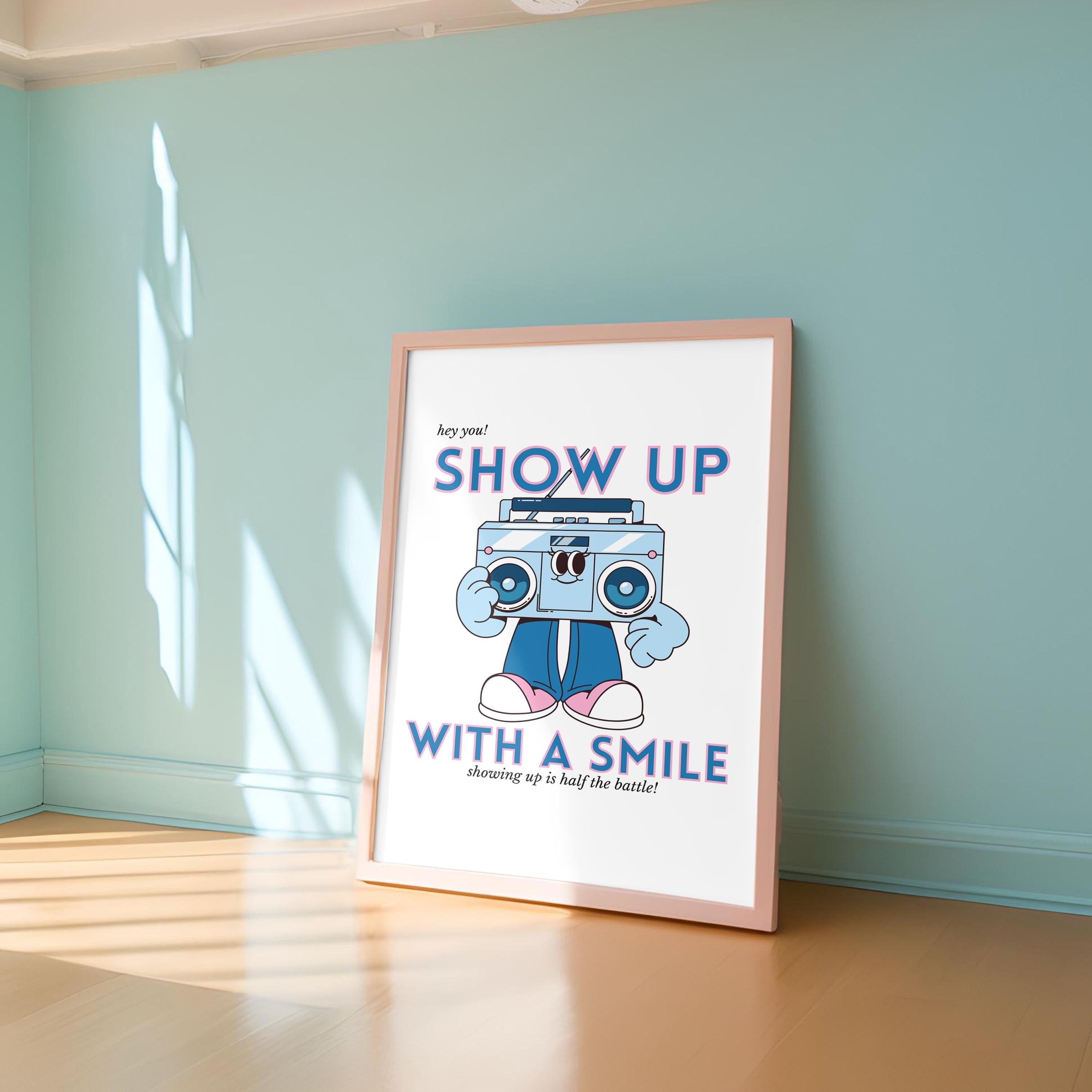 Set of Four Classroom Digital Art Prints