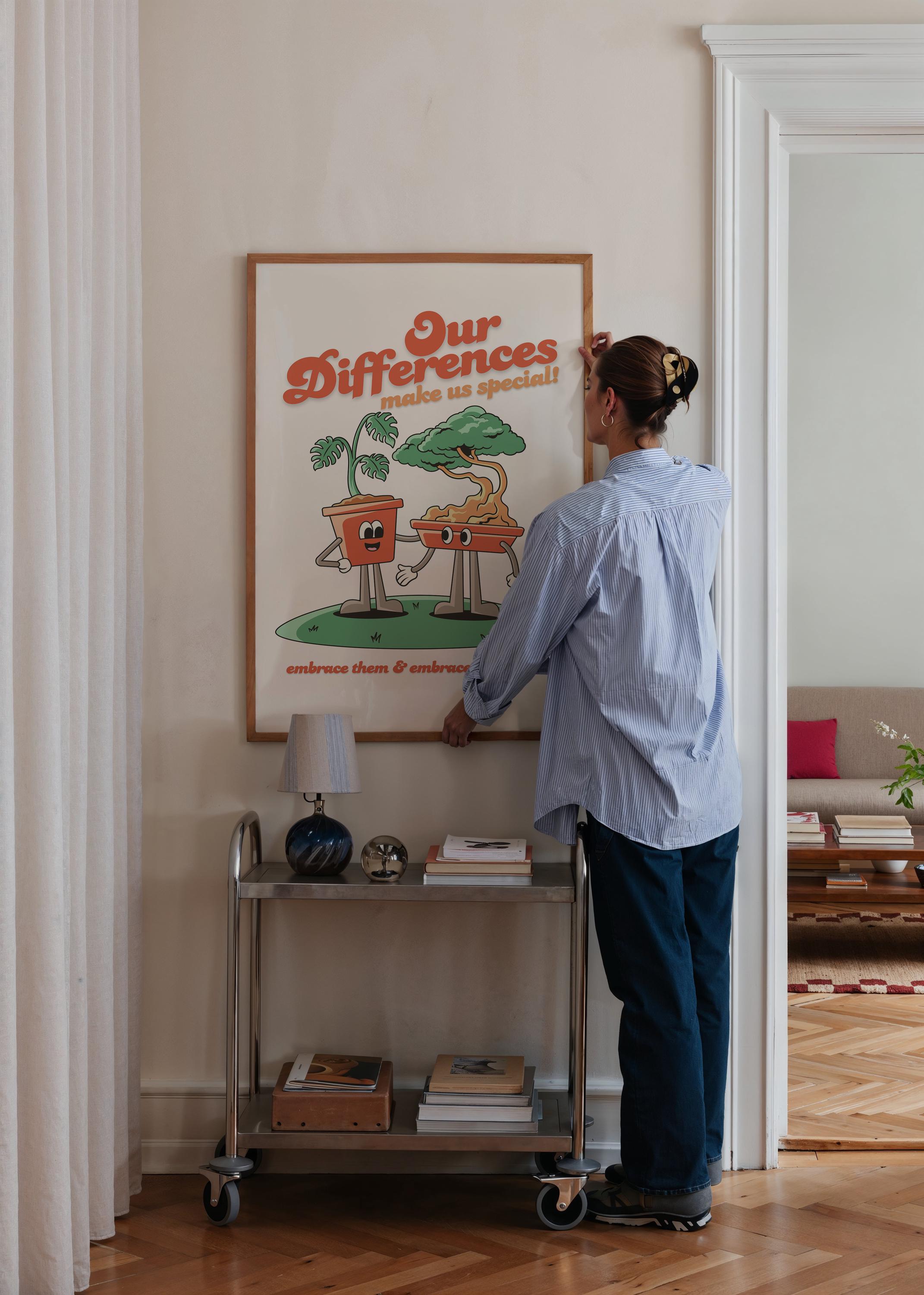 Our Differences Make Us Special Digital Art Print