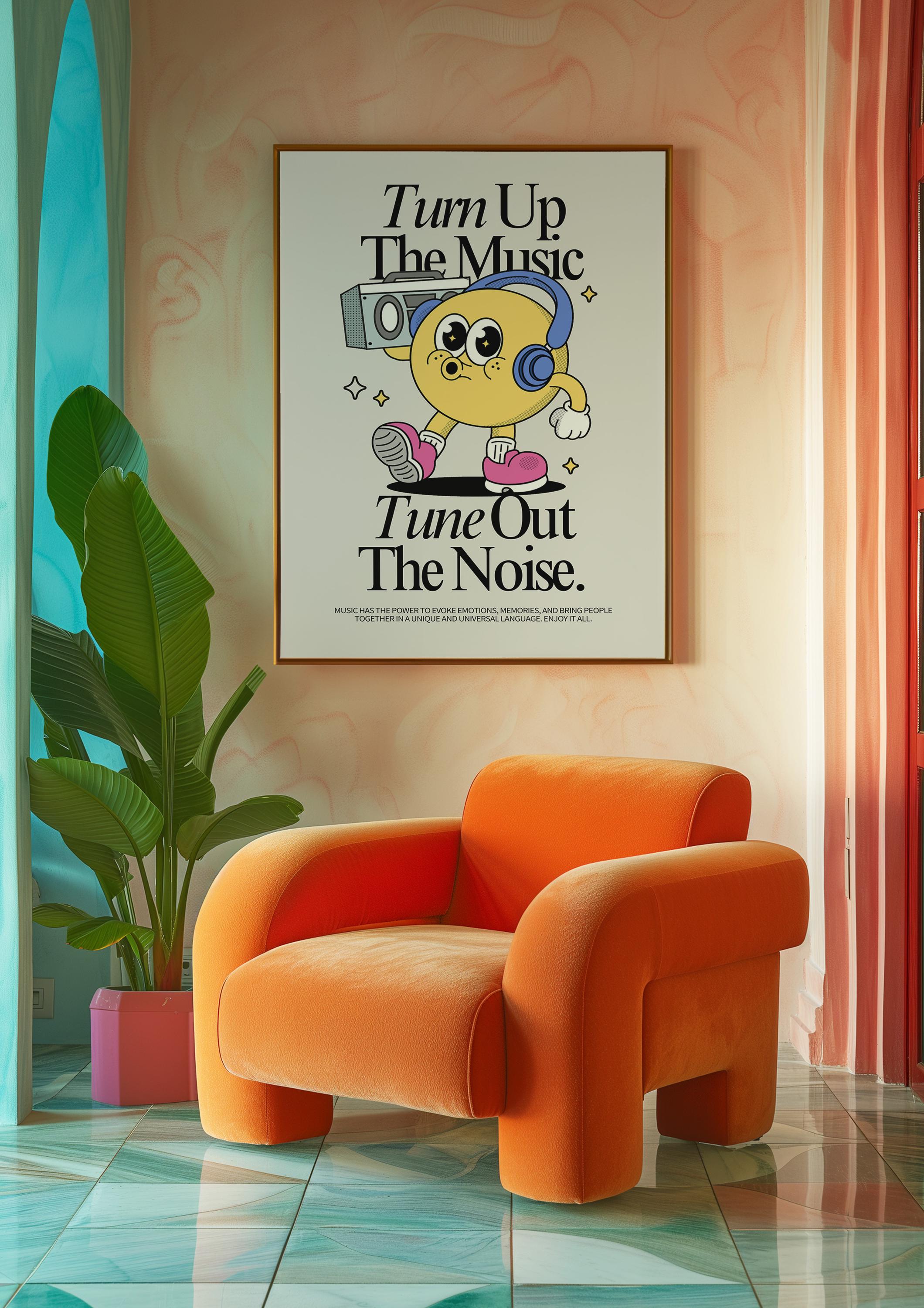 Turn Up Digital Art Print