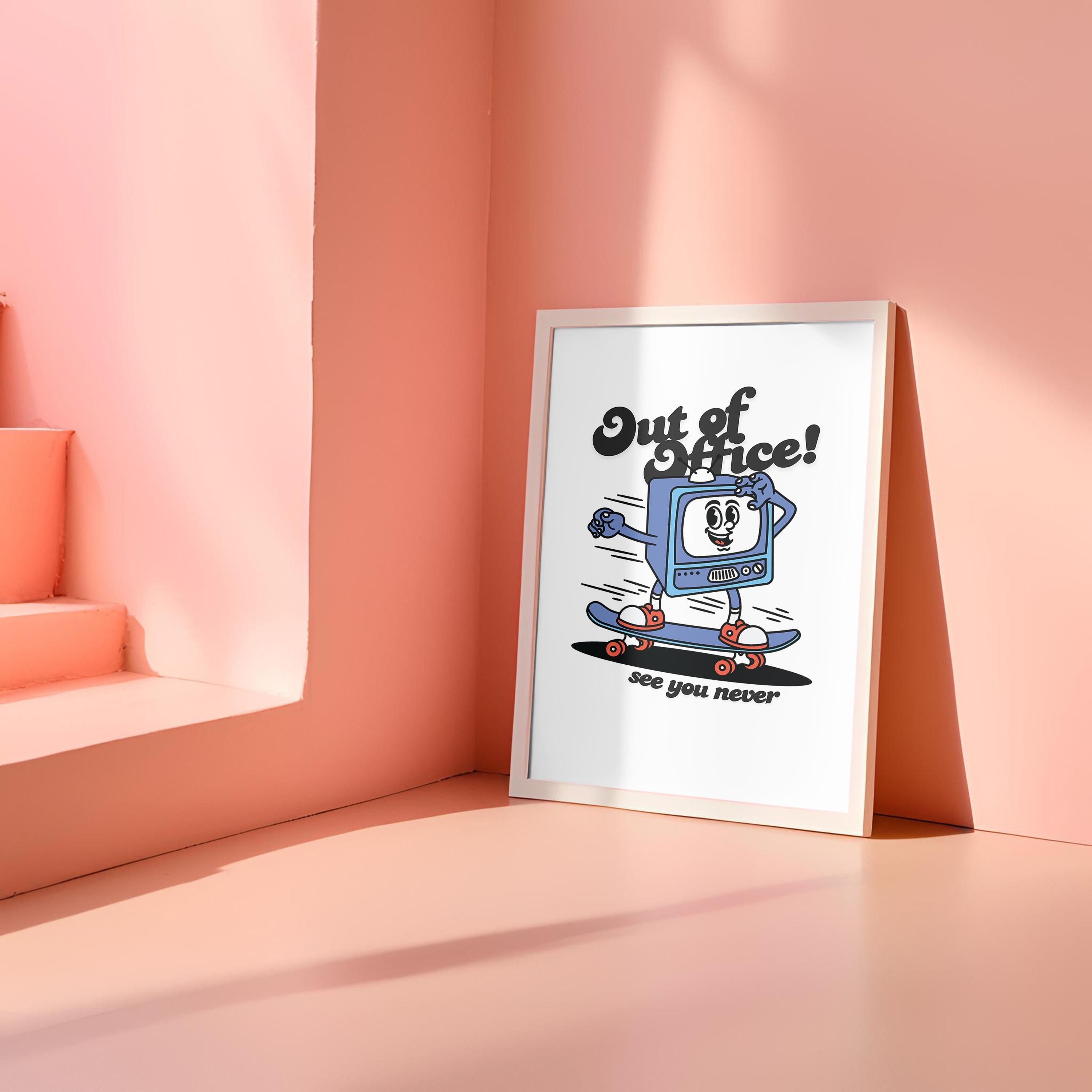 Out of Office Digital Art Print