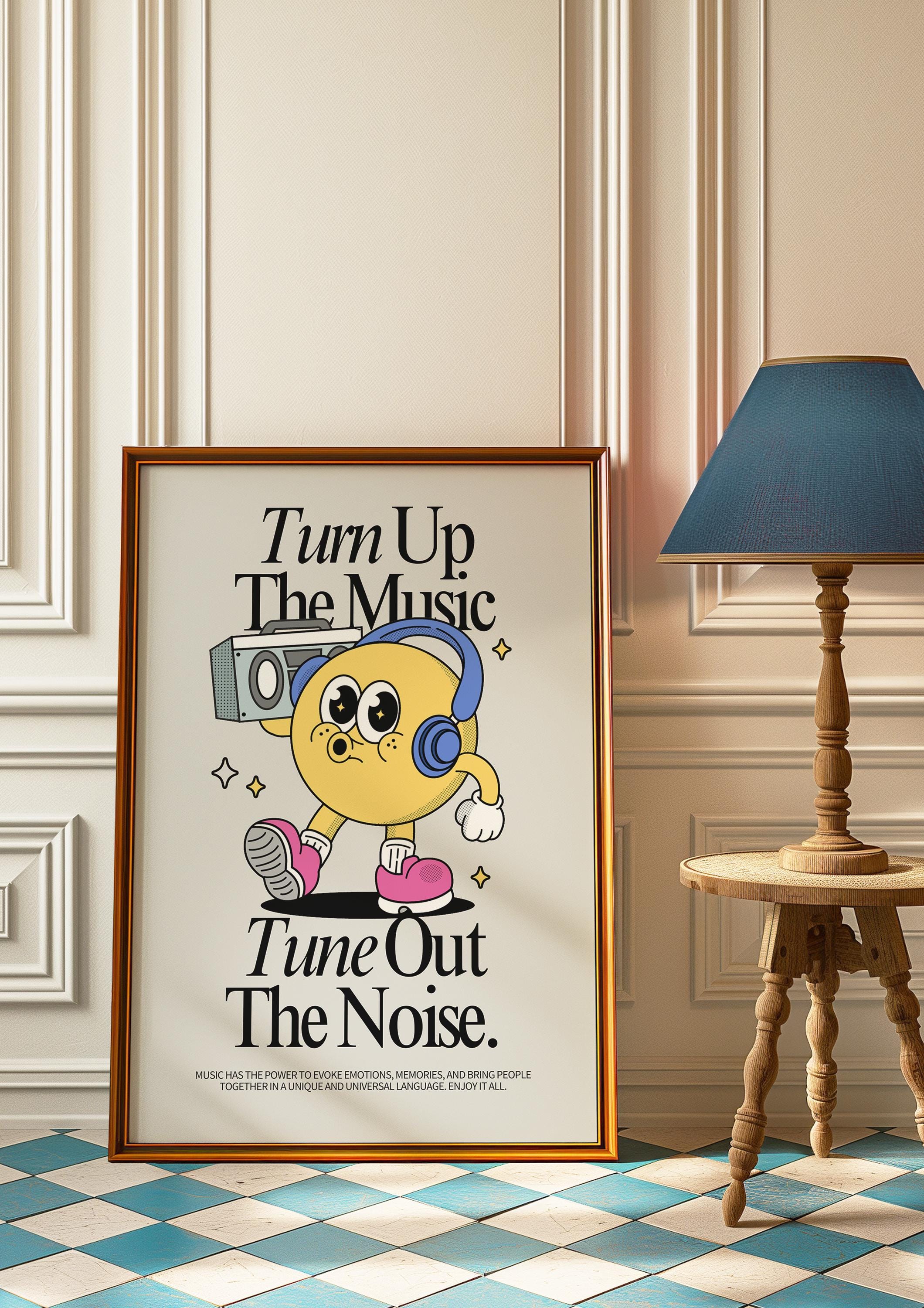 Turn Up Digital Art Print