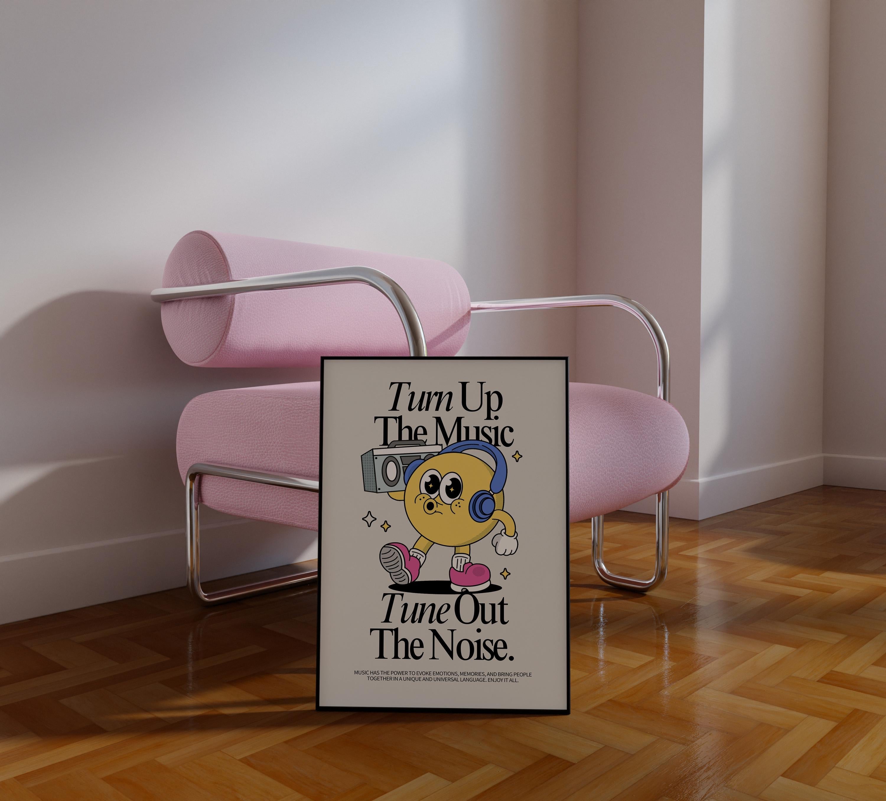 Turn Up Digital Art Print