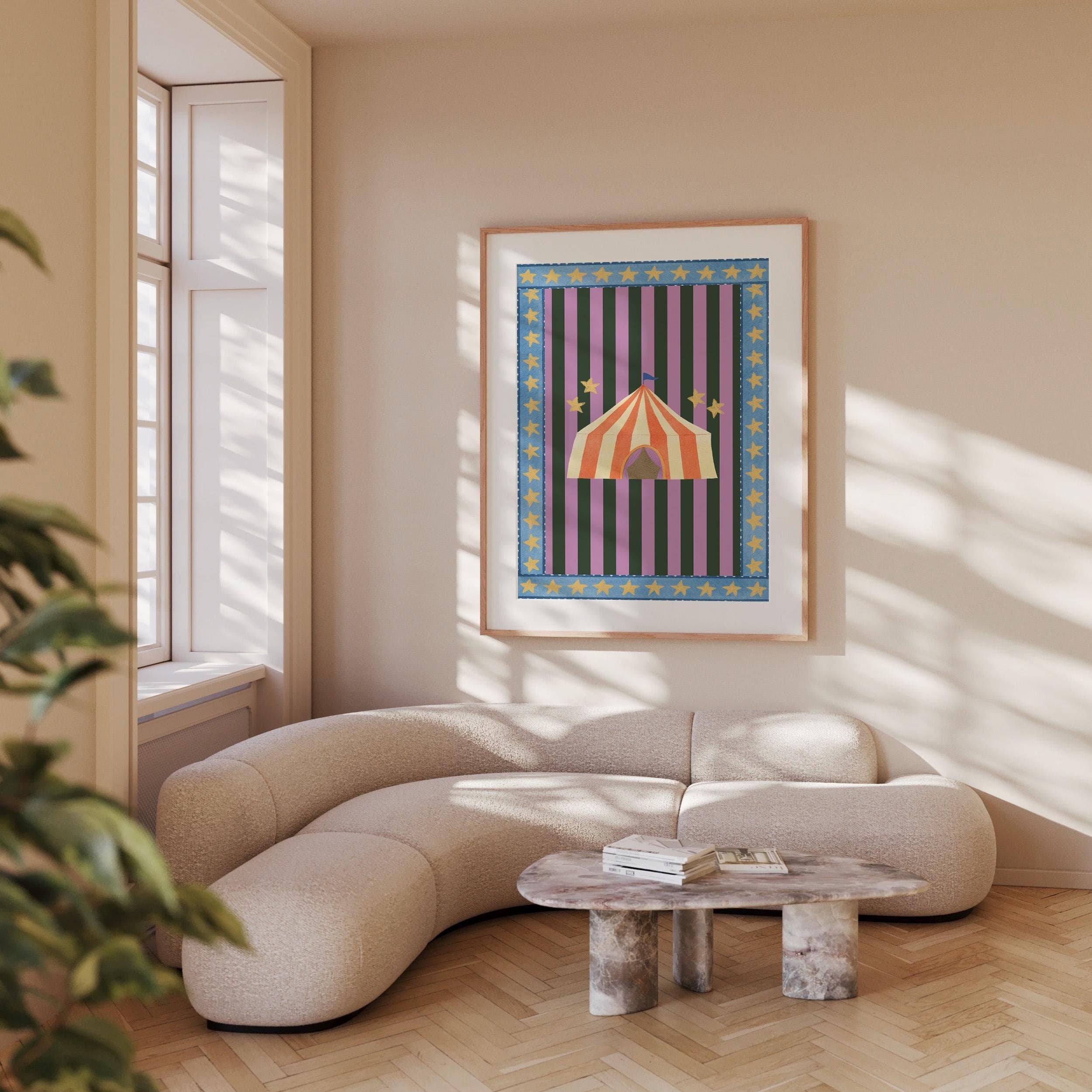 Circus Tent Digital Art Print