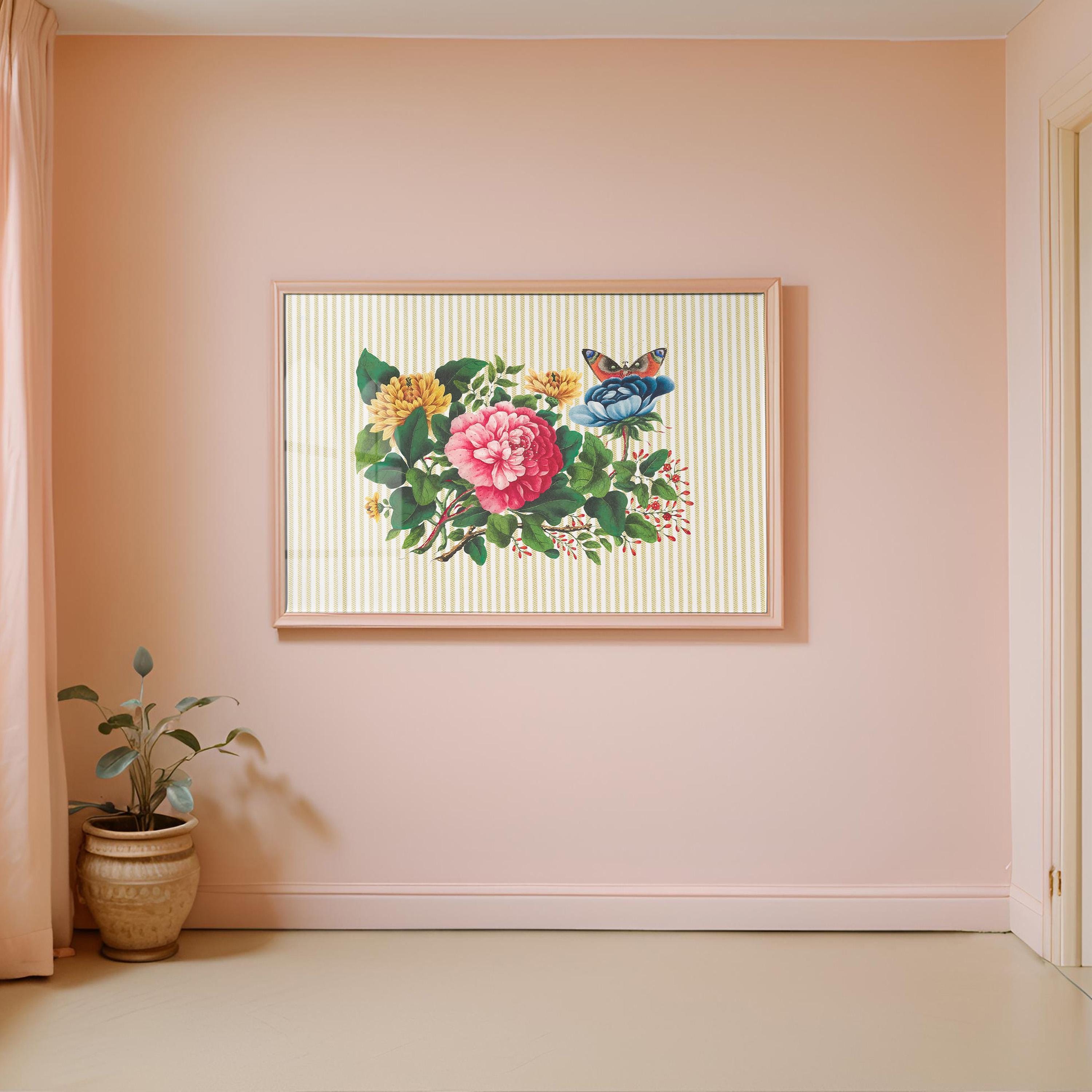 Pink Peony Digital Art Print
