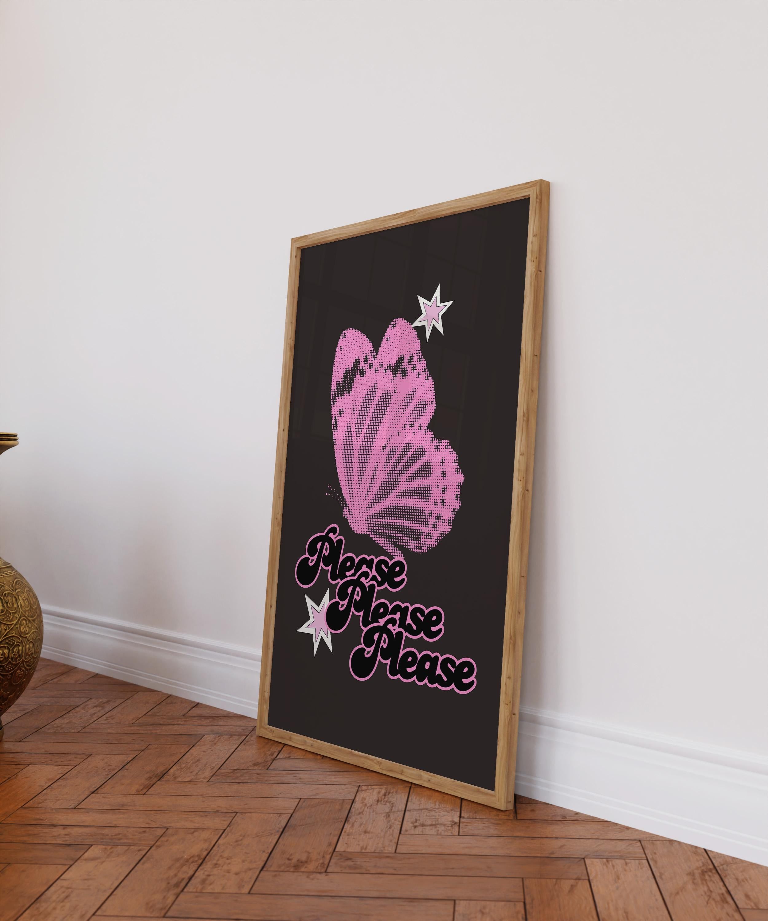 Please please please, Digital Download, Girly Print, Poster,Trendy Art, Retro Art, Digital Prints,Music Art Print