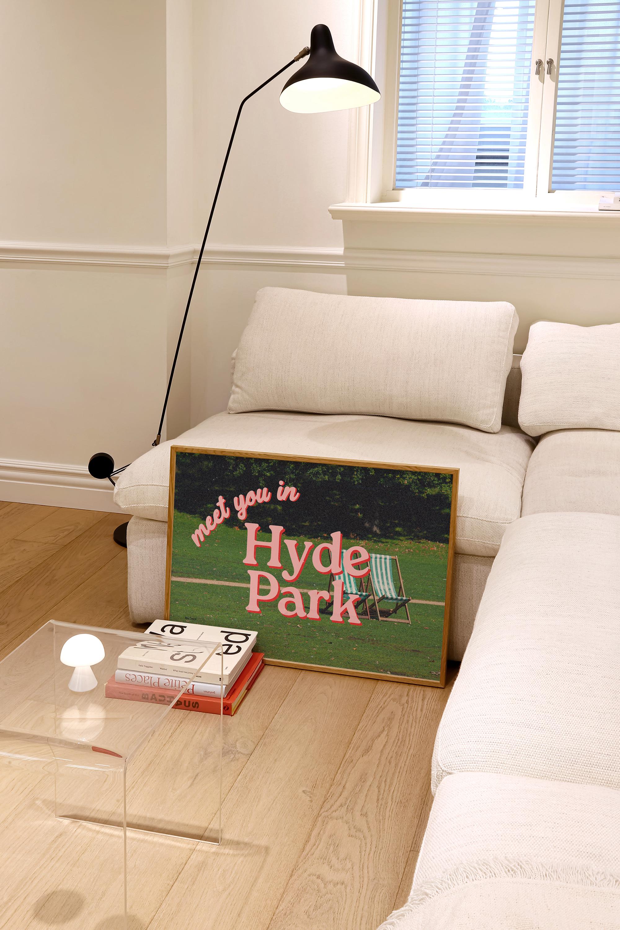 London Art Print, London Poster, See you in London, Retro Photo Print, London Photo Art, London Downloads, Trendy Art Print, Hyde Park