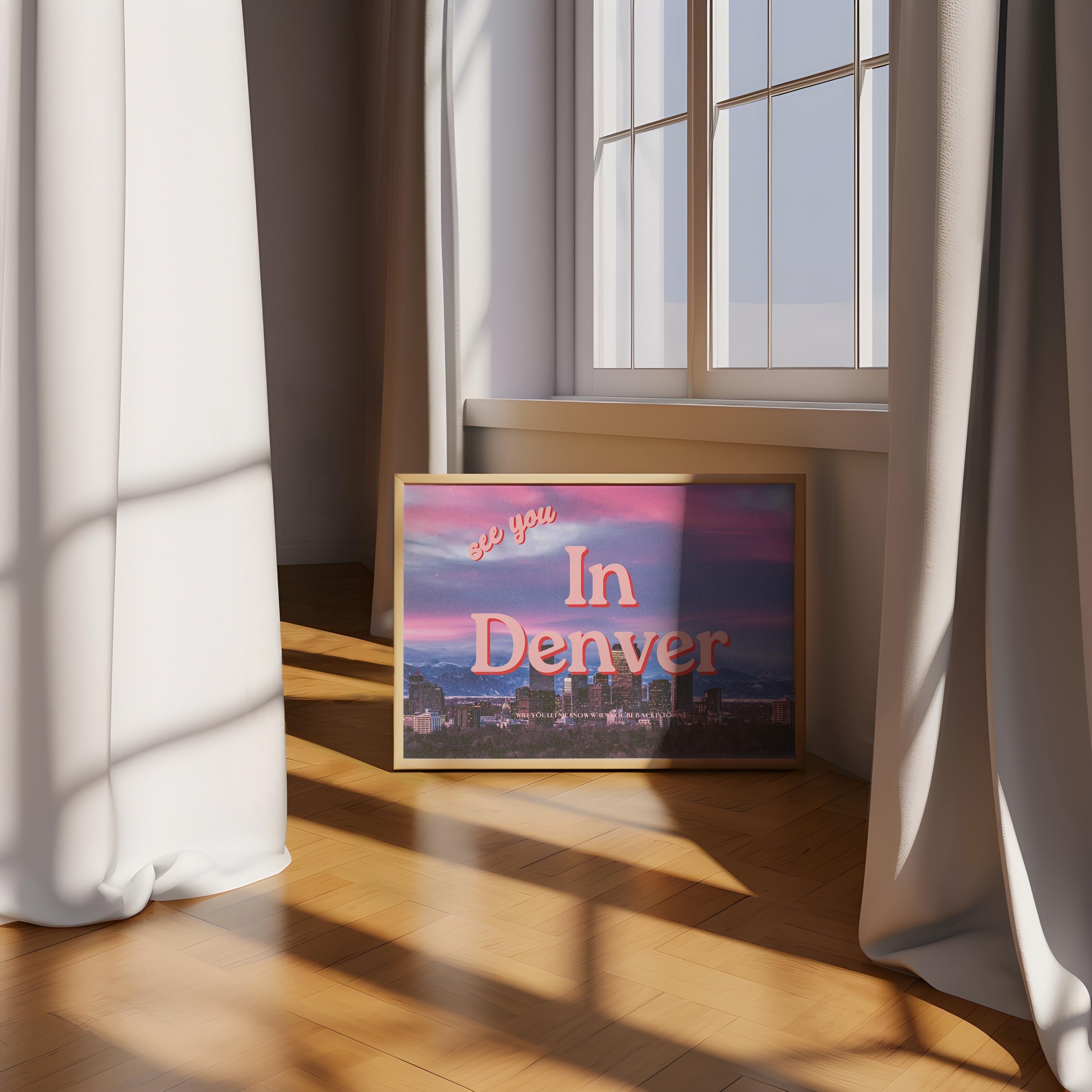 See you in Cincinnati, Retro Photo Print, Retro Cincinnati Art, Cincinnati Posters, Cincinnati Prints, Ohio art prints, ohio posters
