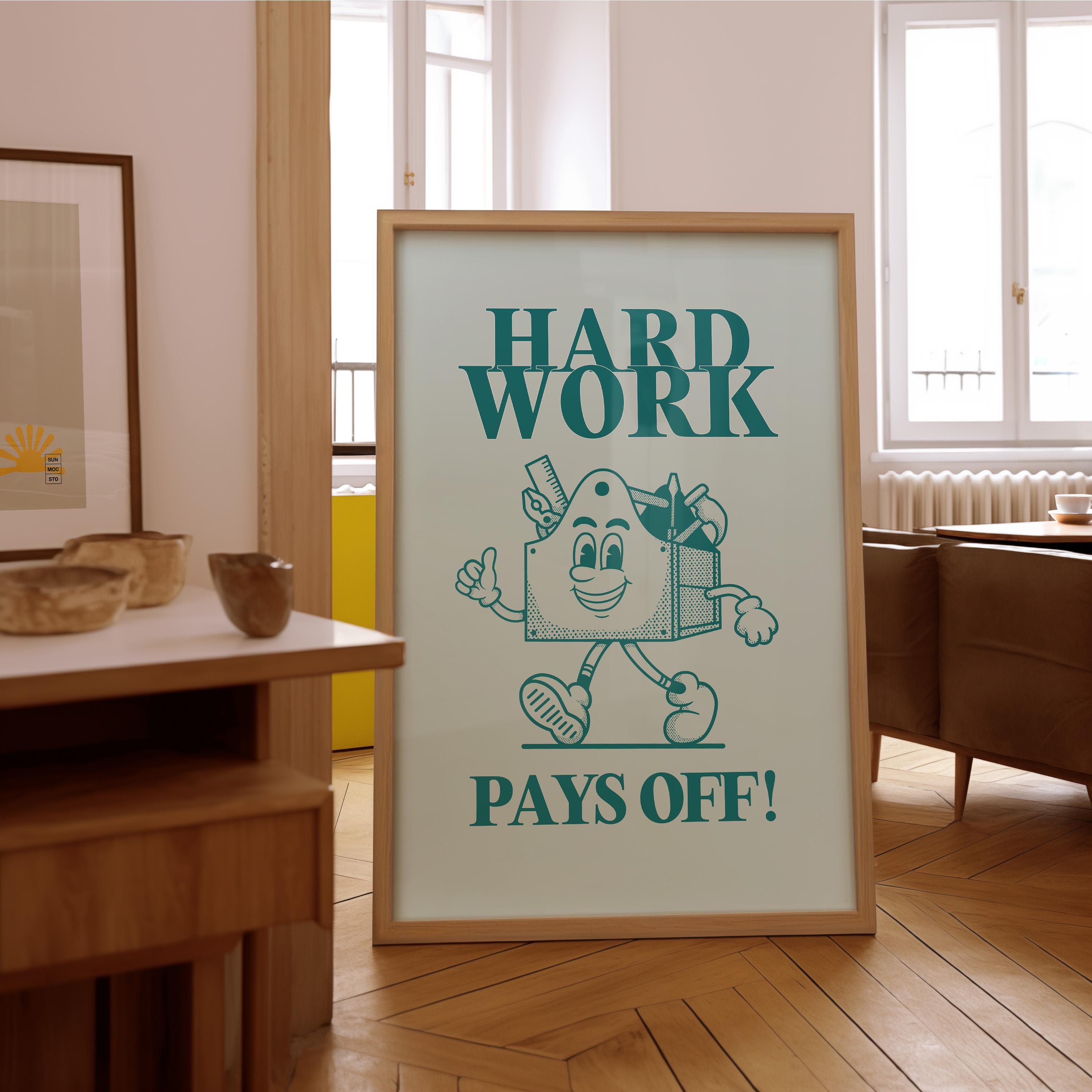 Classroom Art,Kids Room Art,Downloadable Print,Cartoon Art Print,Make Mistakes Print,Trendy Posters,Vintage Mascot Art,Cute Positive Art