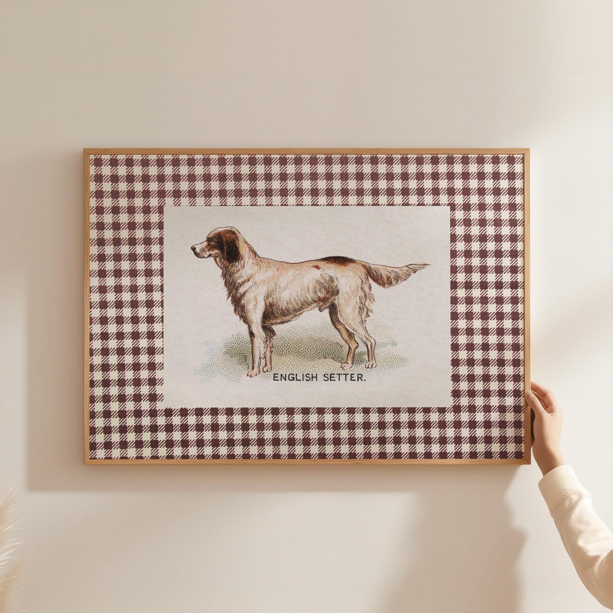 dog art print, vintage dog art, vintage art, dog lover art, dog poster, retro dog art, digital print, gs print shoppe, fun dog art prints