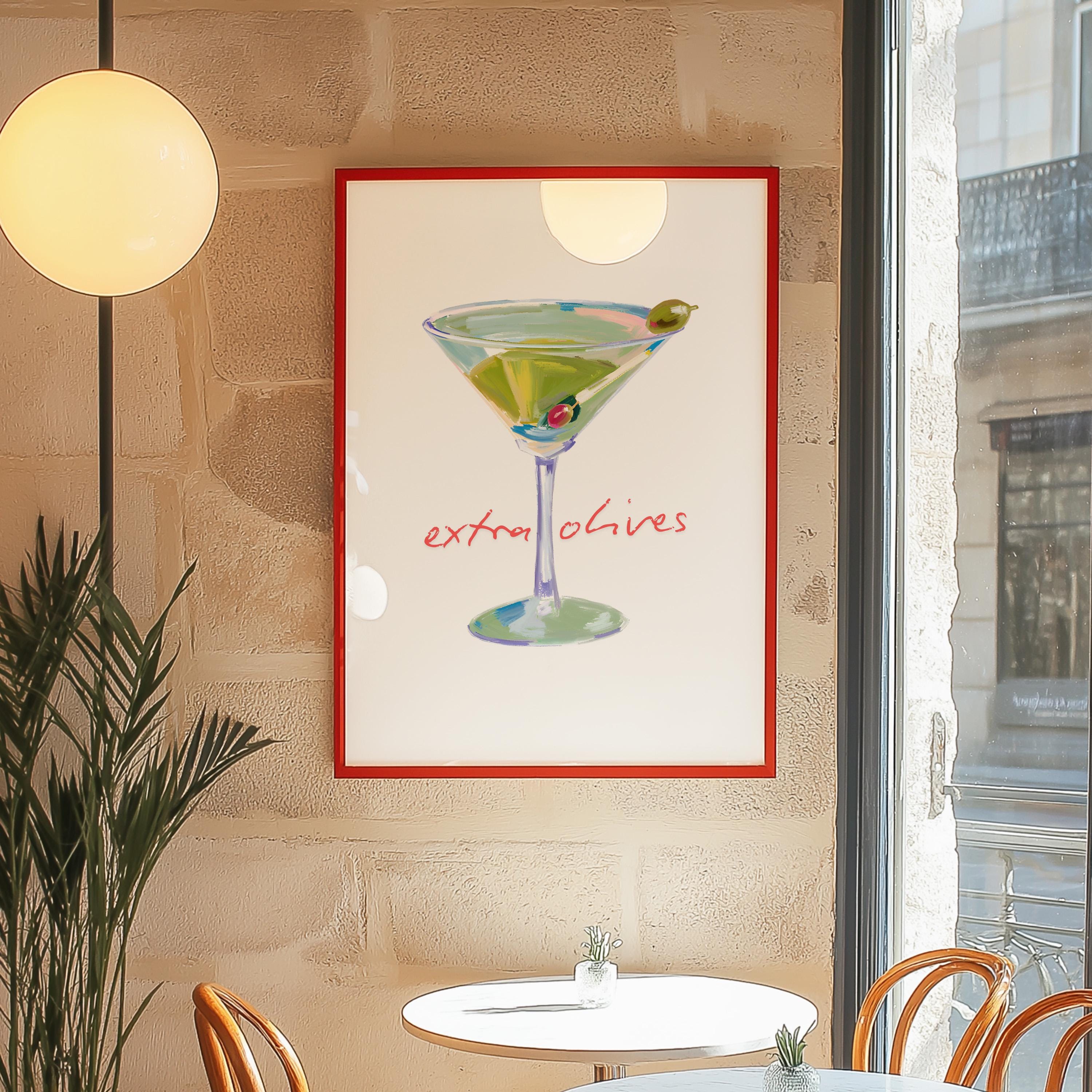 Retro Cocktail Print, Martini Posters, Digital Drink Poster, Bar Cart Art Print, Cocktail Collage, Gallery Wall Print, Girly Print