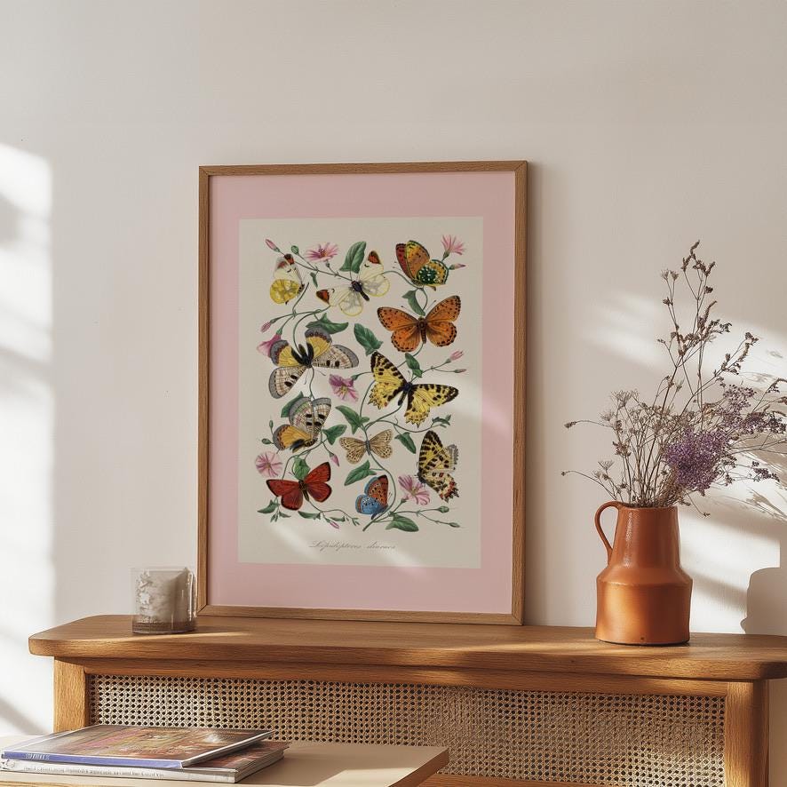 Set of 4 Prints, Trendy Print Set, Bedroom Art Set, Trendy Prints, DIGITAL DOWNLOAD, Trendy Art Poster, Vintage Art Prints, GS Print Shoppe
