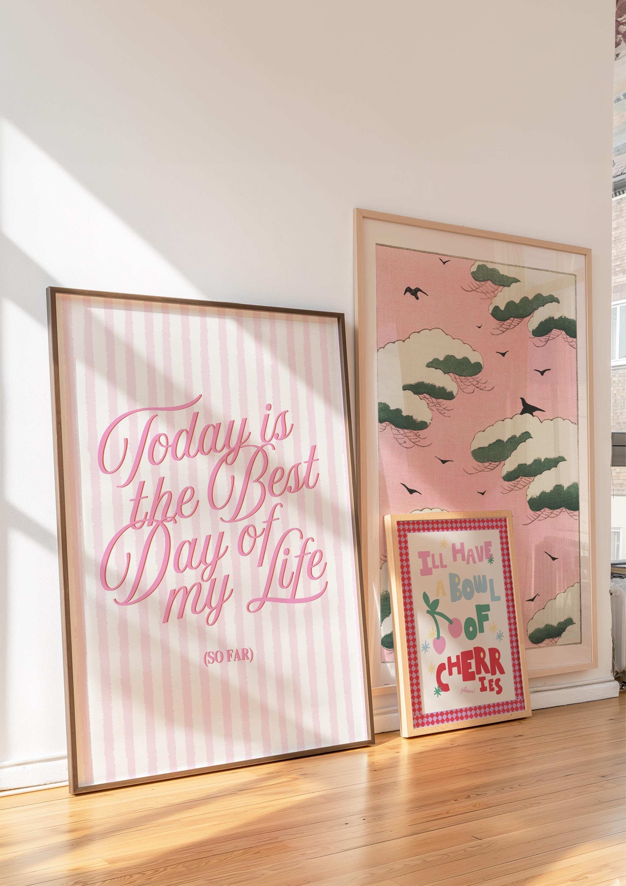 Gallery Wall Set of 3 Digital Art Prints