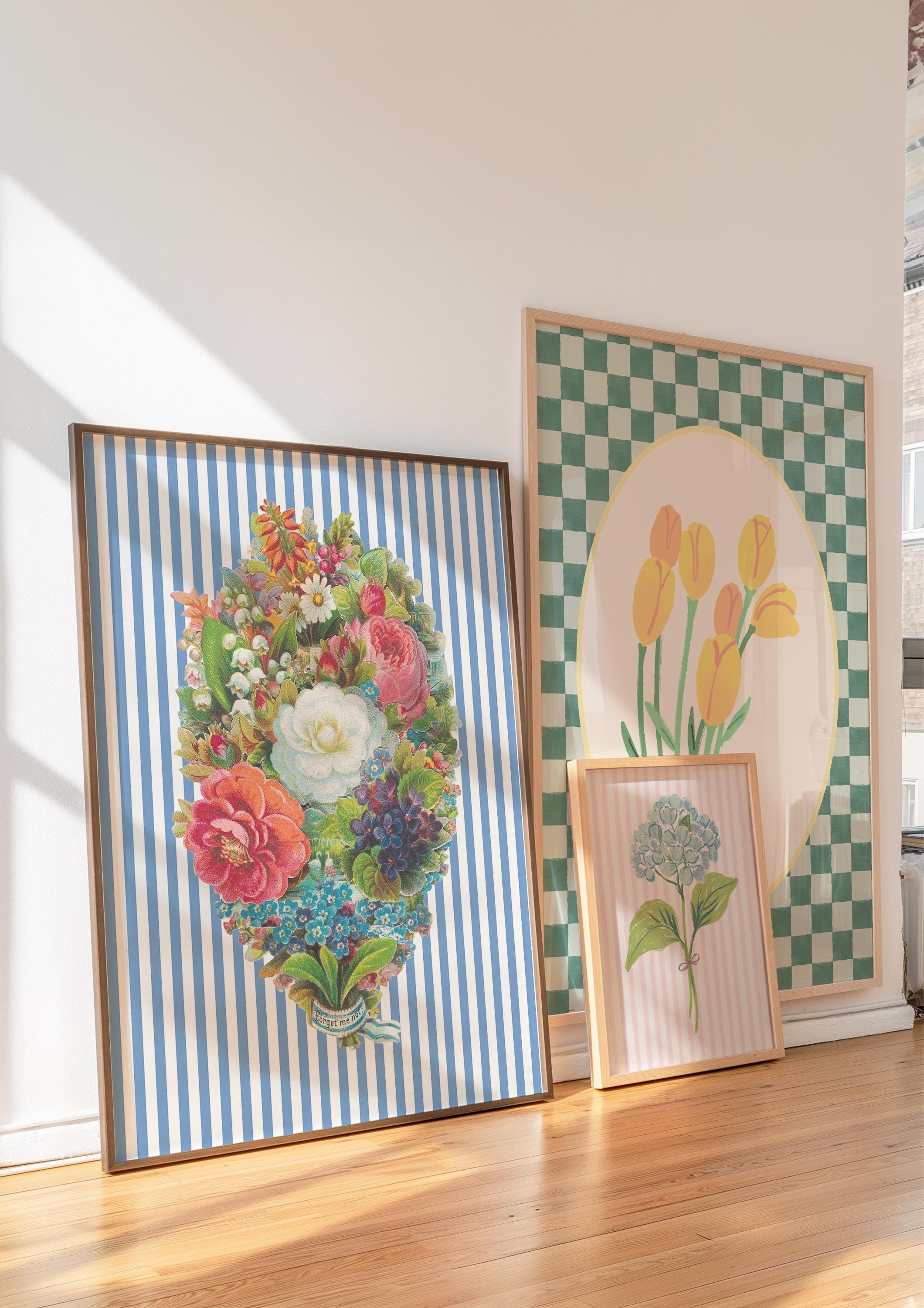 Gallery Wall Set of 3 Digital Art Prints