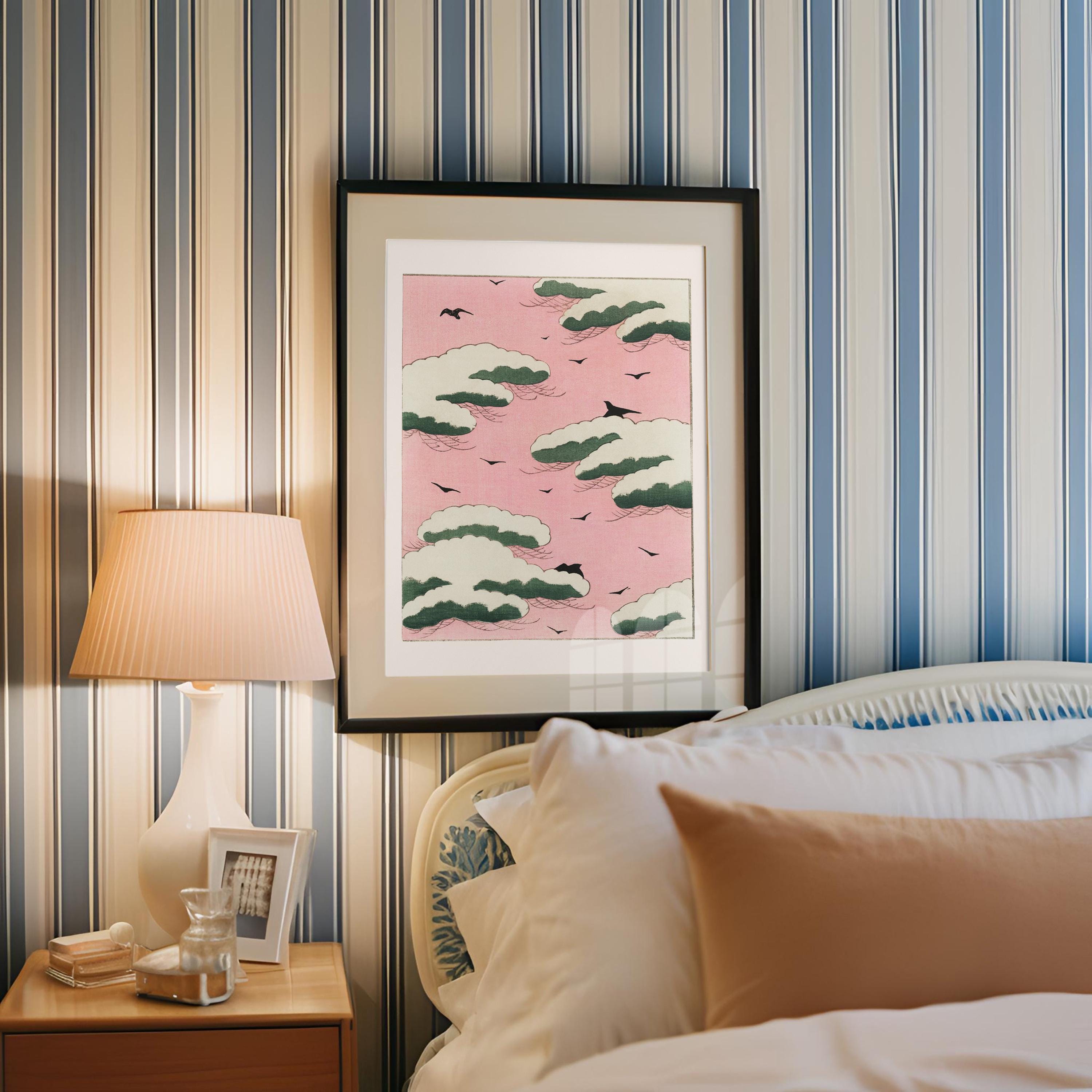 Pink Art Print, Pink Classic art, Digital Download, Pink Wall Art, Floral Art Print, Trendy Decor, GS Print Shoppe, Girls Room Decor