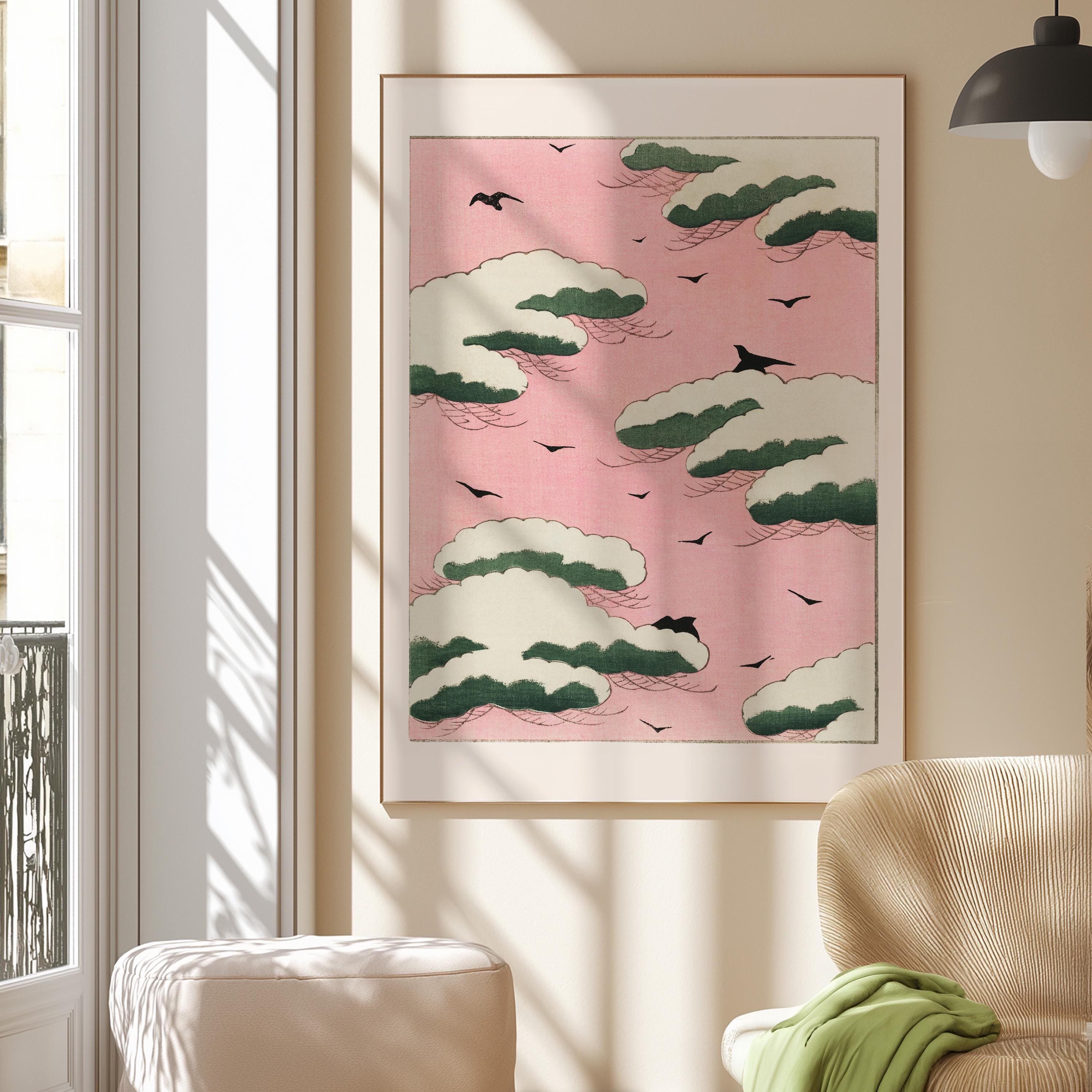Pink Art Print, Pink Classic art, Digital Download, Pink Wall Art, Floral Art Print, Trendy Decor, GS Print Shoppe, Girls Room Decor