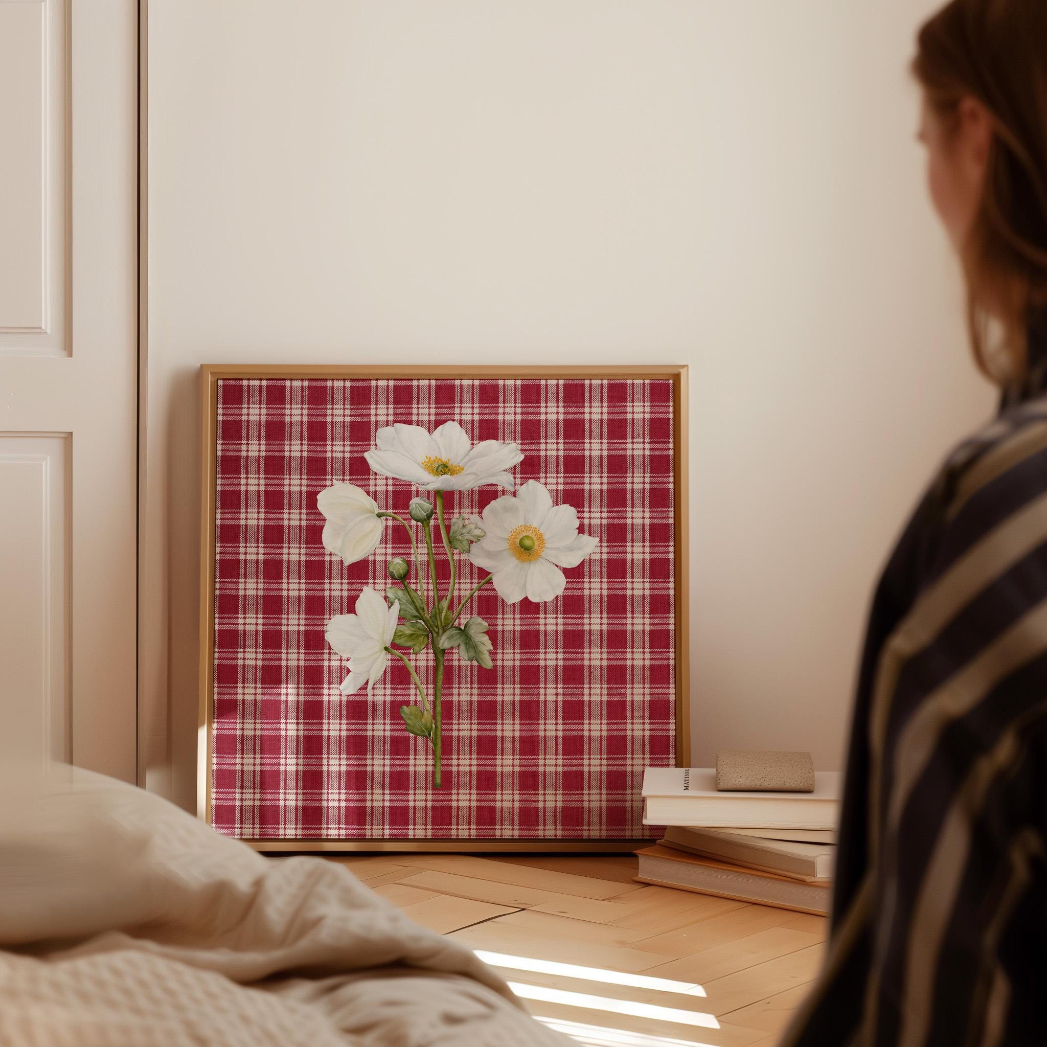 Gallery Wall Set of 4 Floral Digital Art Prints