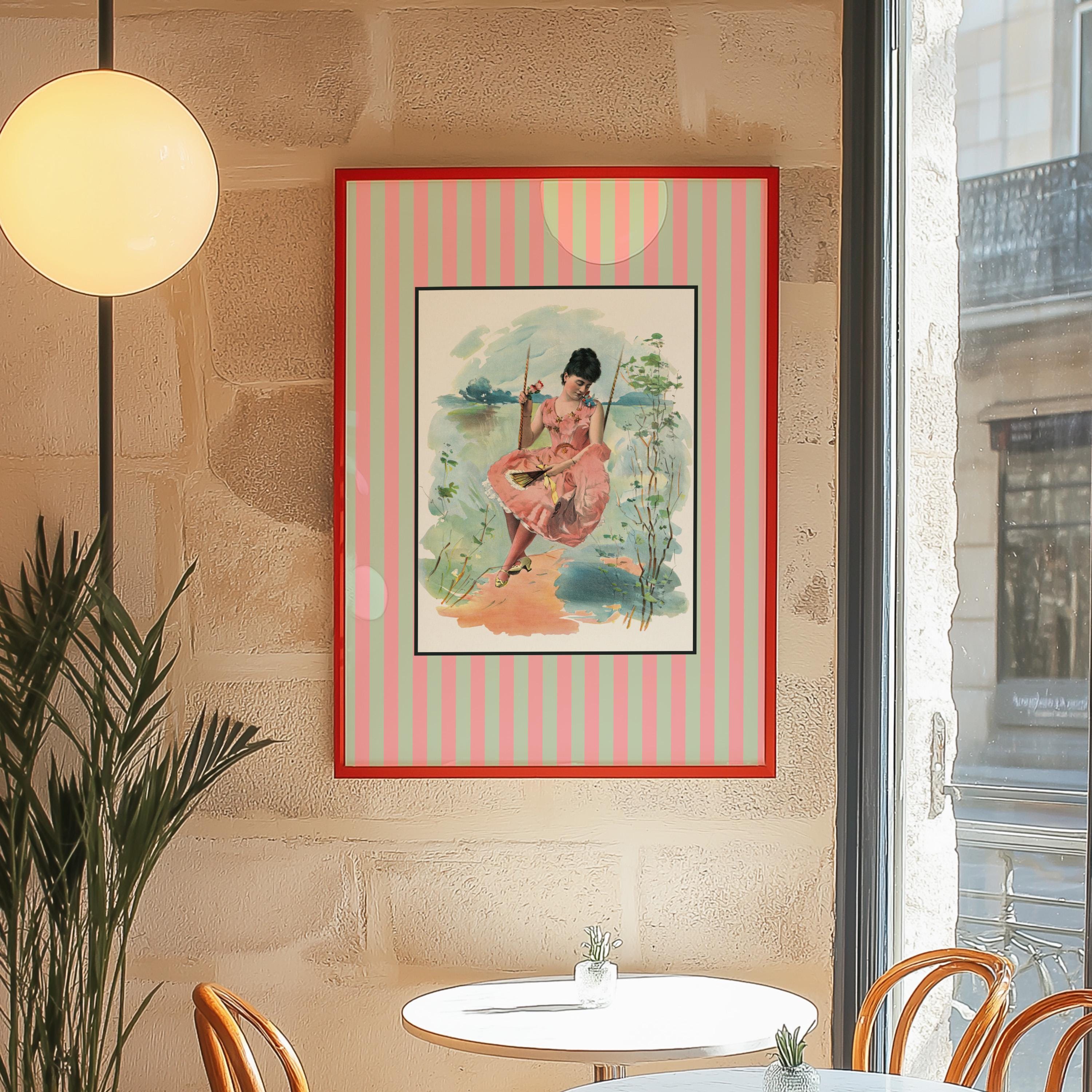 Striped Prints, Set of 3, Trendy Art Print, French Wall Art, Gallery Wall, Vintage Prints, Wall Art, Retro Digital Art, GS Print Shoppe