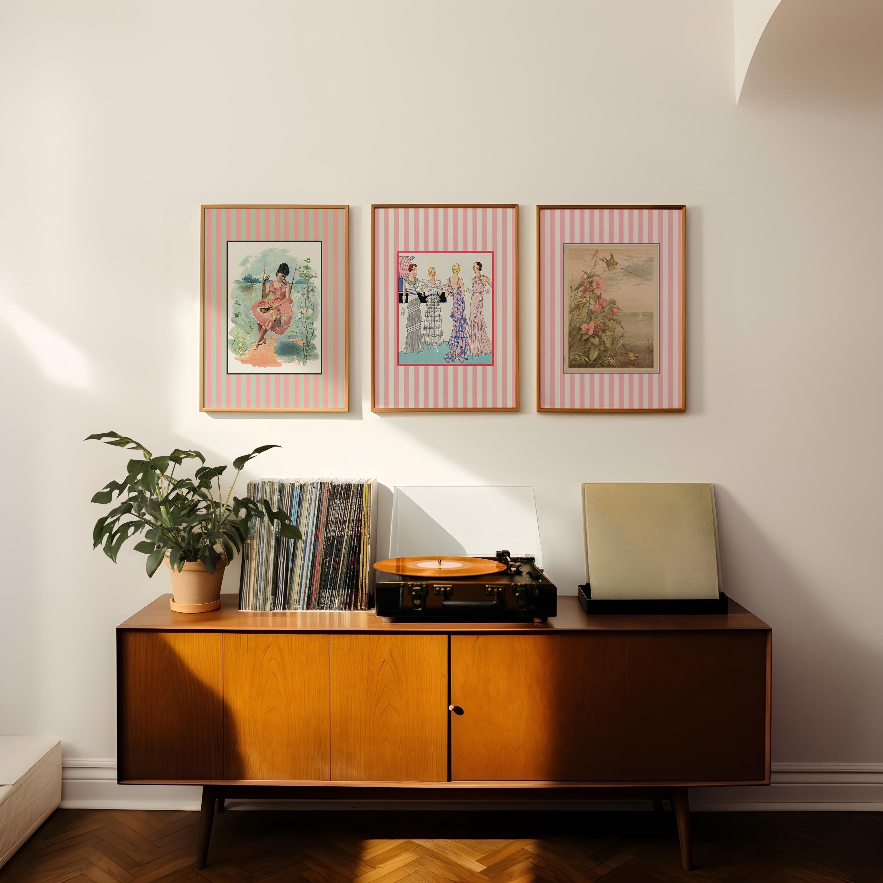 Gallery Wall Set of 3 Digital Art Prints