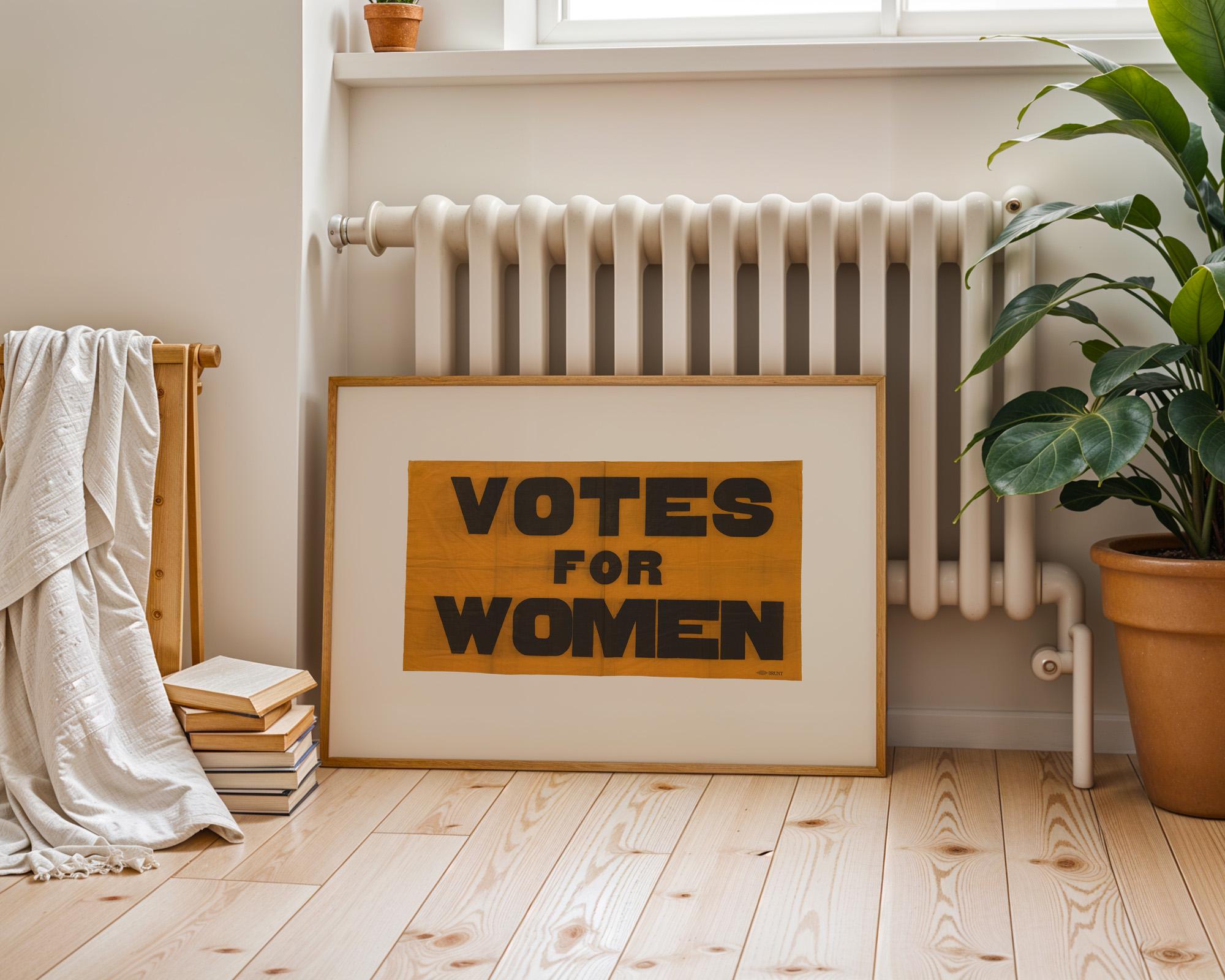 Feminist Poster, Votes for Women, Votes for Women Art, Vintage Flag Art, Votes for Women Print, Suffragette art print, gs print shoppe