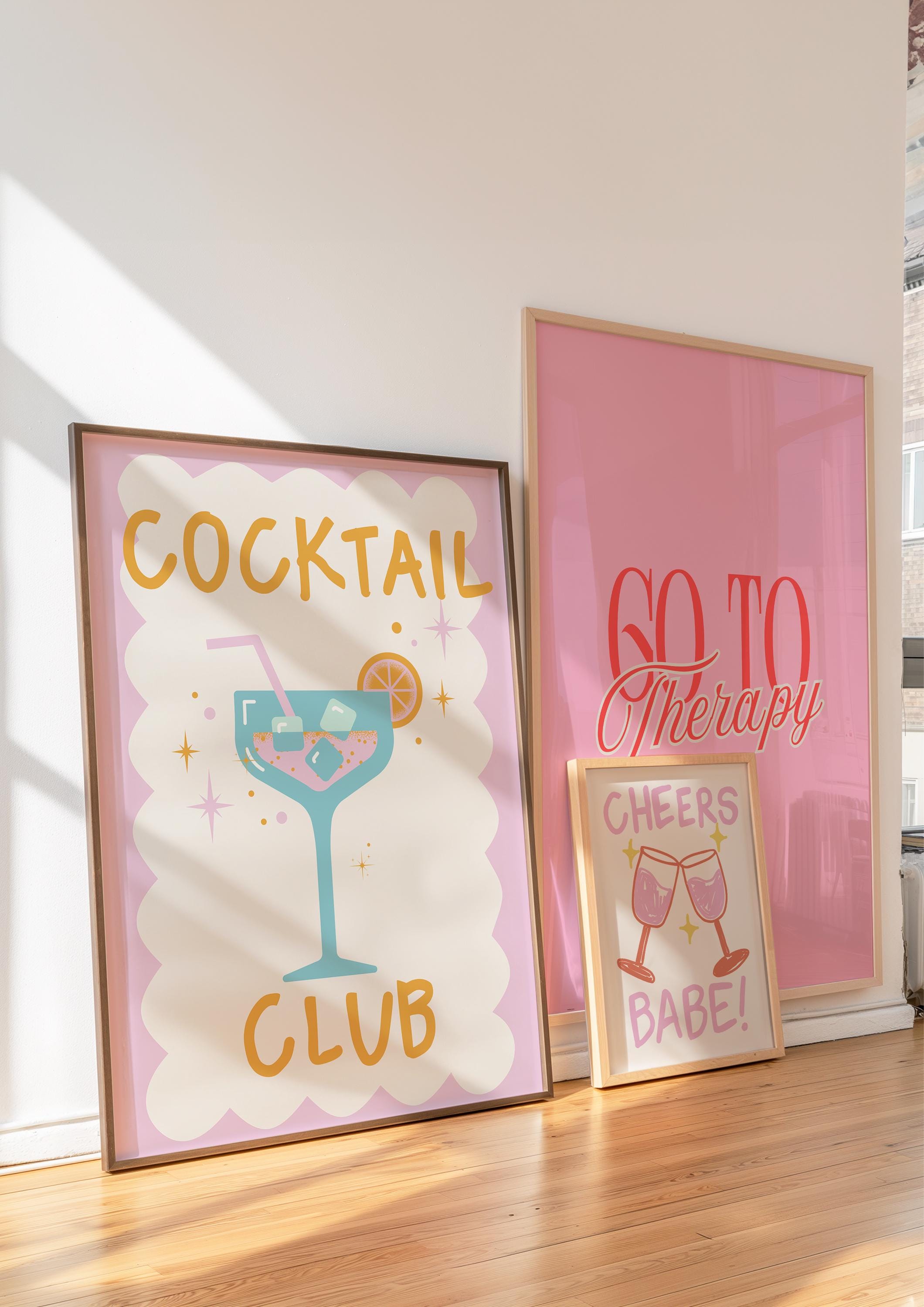 Gallery Wall Set of 3 Digital Art Prints