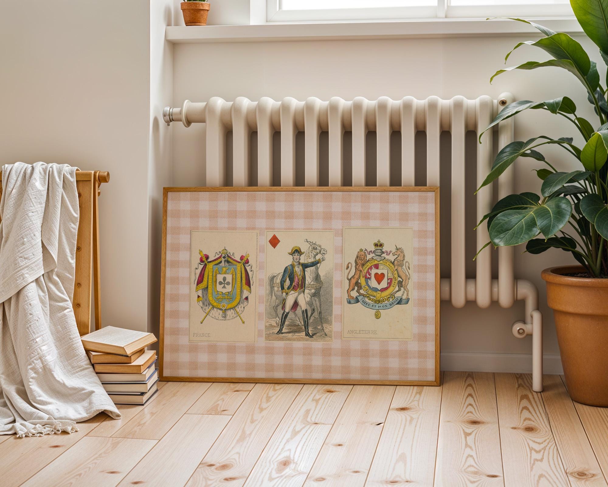 Vintage Style, Playing Card Art Print, Ace Poster, Wall Decor, Digital Download, Retro Decor, Printable Art, Vintage Art, Girls Room Decor