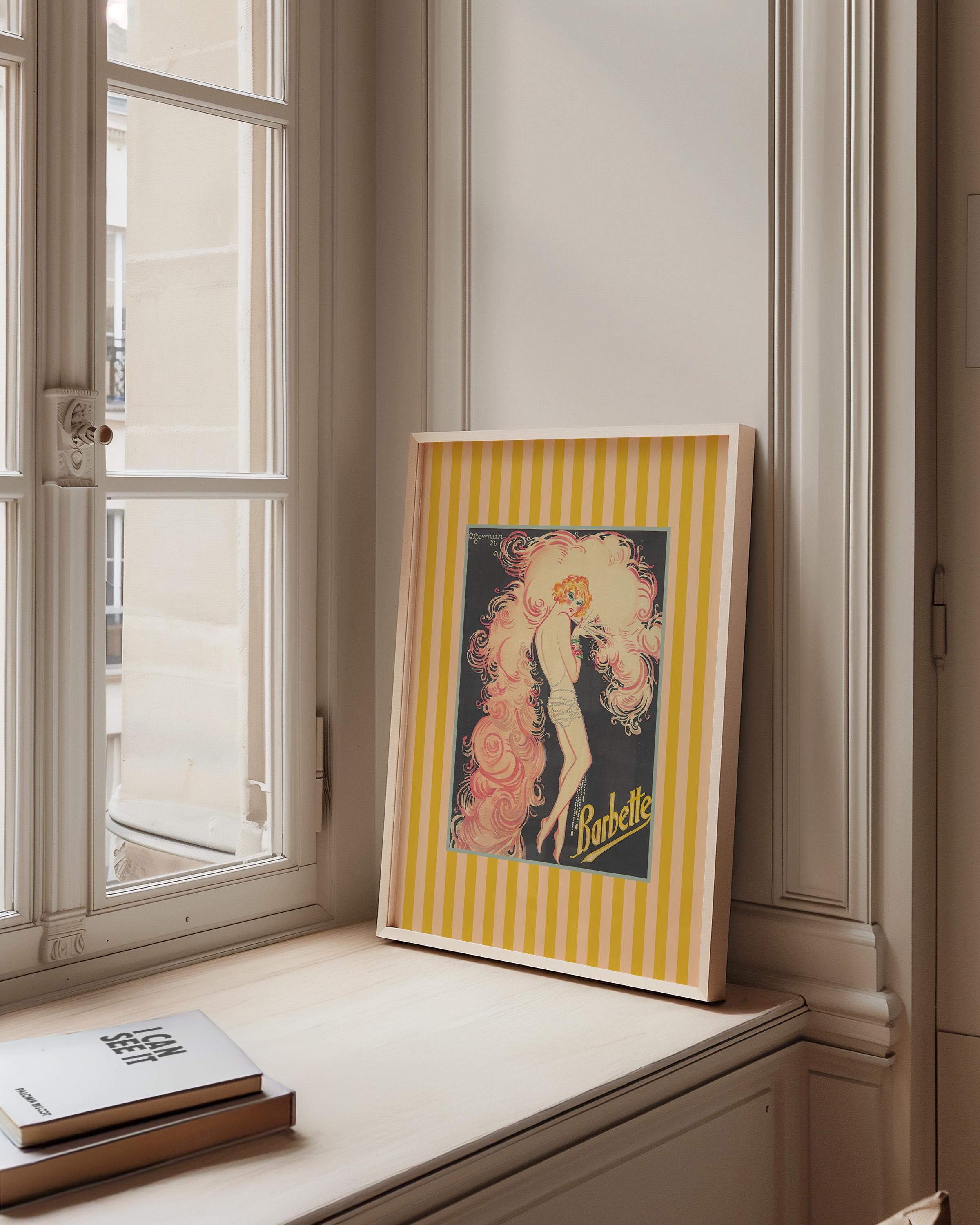 Vintage Movie Poster, Art Nouveau French Print, Retro Advertising Poster, Trendy Art Print, Vintage Decor, Vintage Poster, GS Print Shoppe