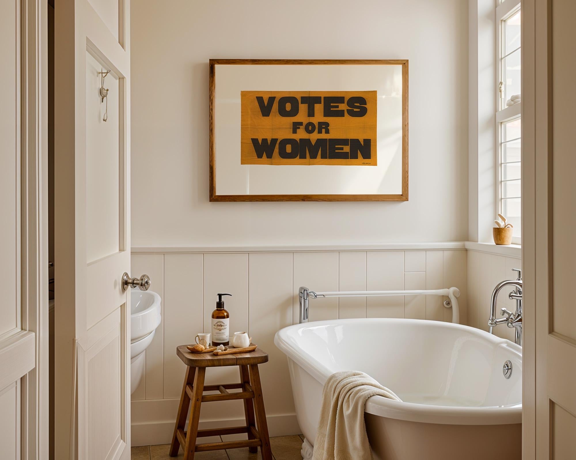 Feminist Poster, Votes for Women, Votes for Women Art, Vintage Flag Art, Votes for Women Print, Suffragette art print, gs print shoppe