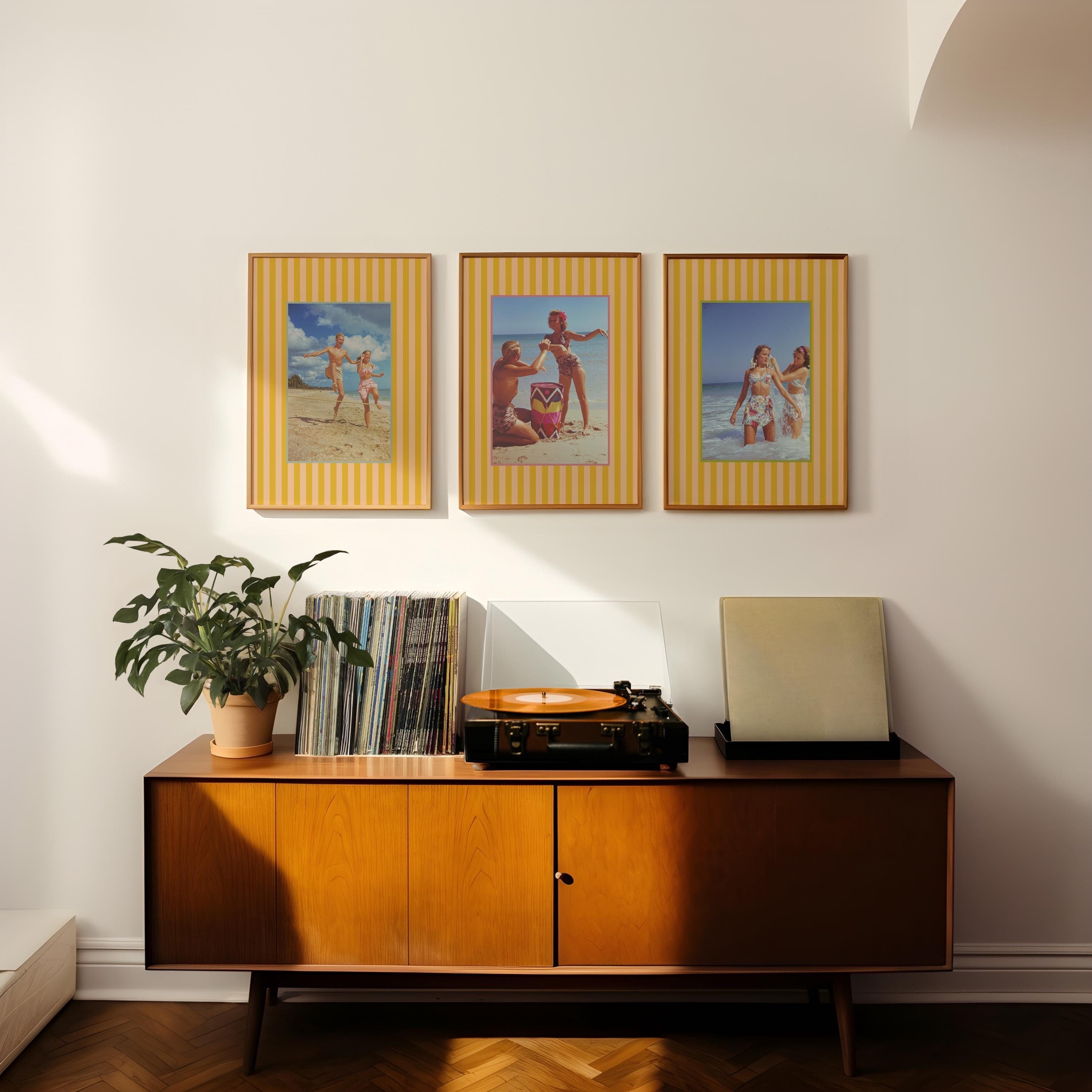 Gallery Wall Set of 3 Digital Art Prints