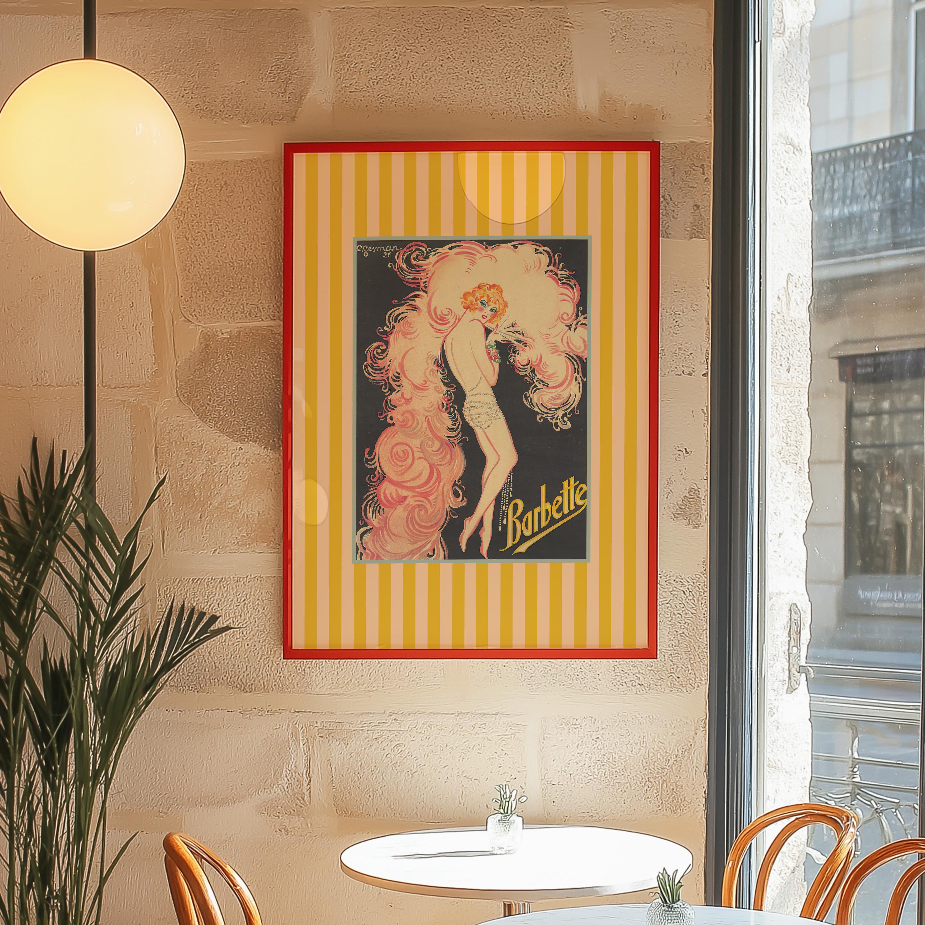 Vintage Movie Poster, Art Nouveau French Print, Retro Advertising Poster, Trendy Art Print, Vintage Decor, Vintage Poster, GS Print Shoppe