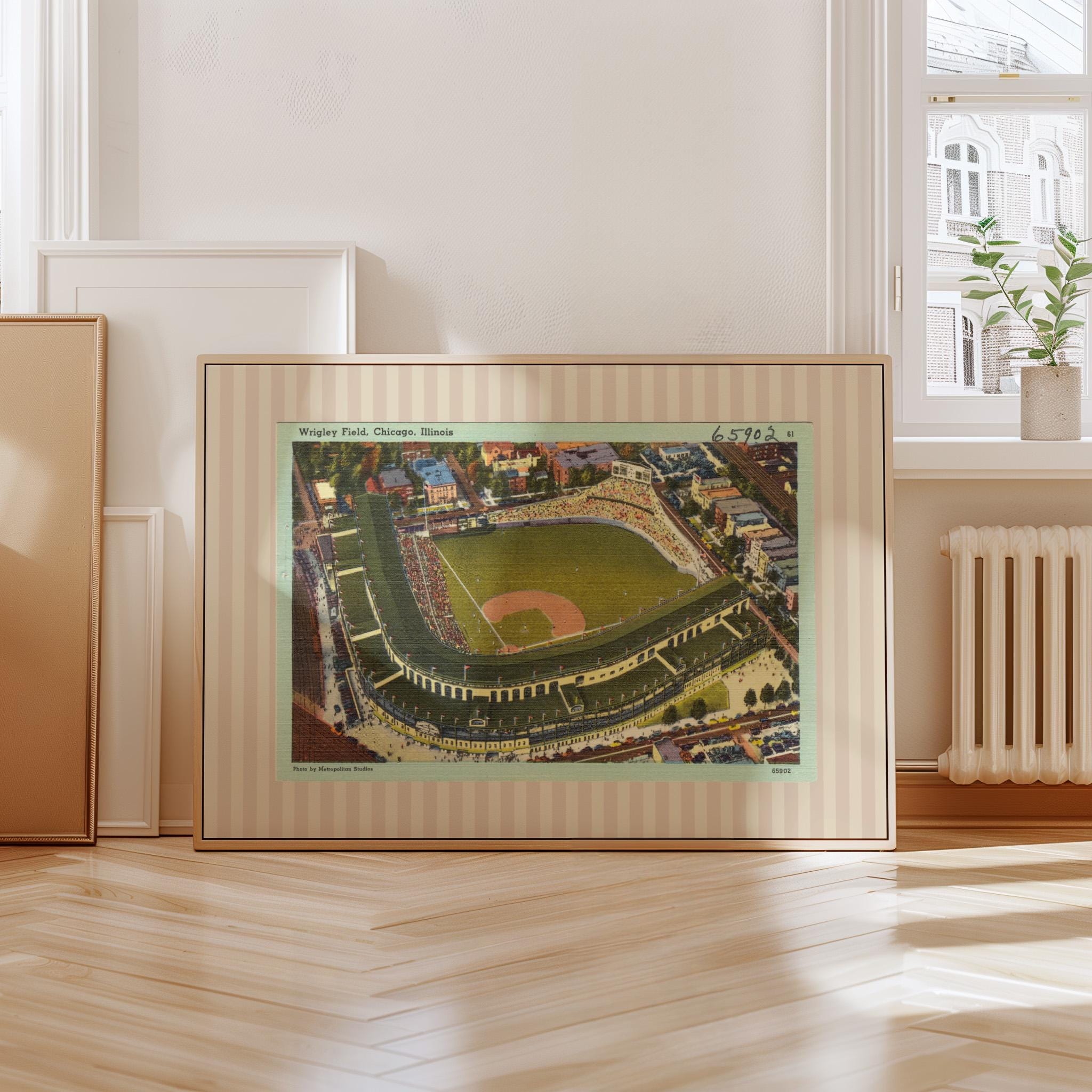 Digital Print, Chicago Gift, Chicago Decor, Chicago Poster, GS Print Shoppe, Wrigley Field Art, Nursery Art Print, Baseball print