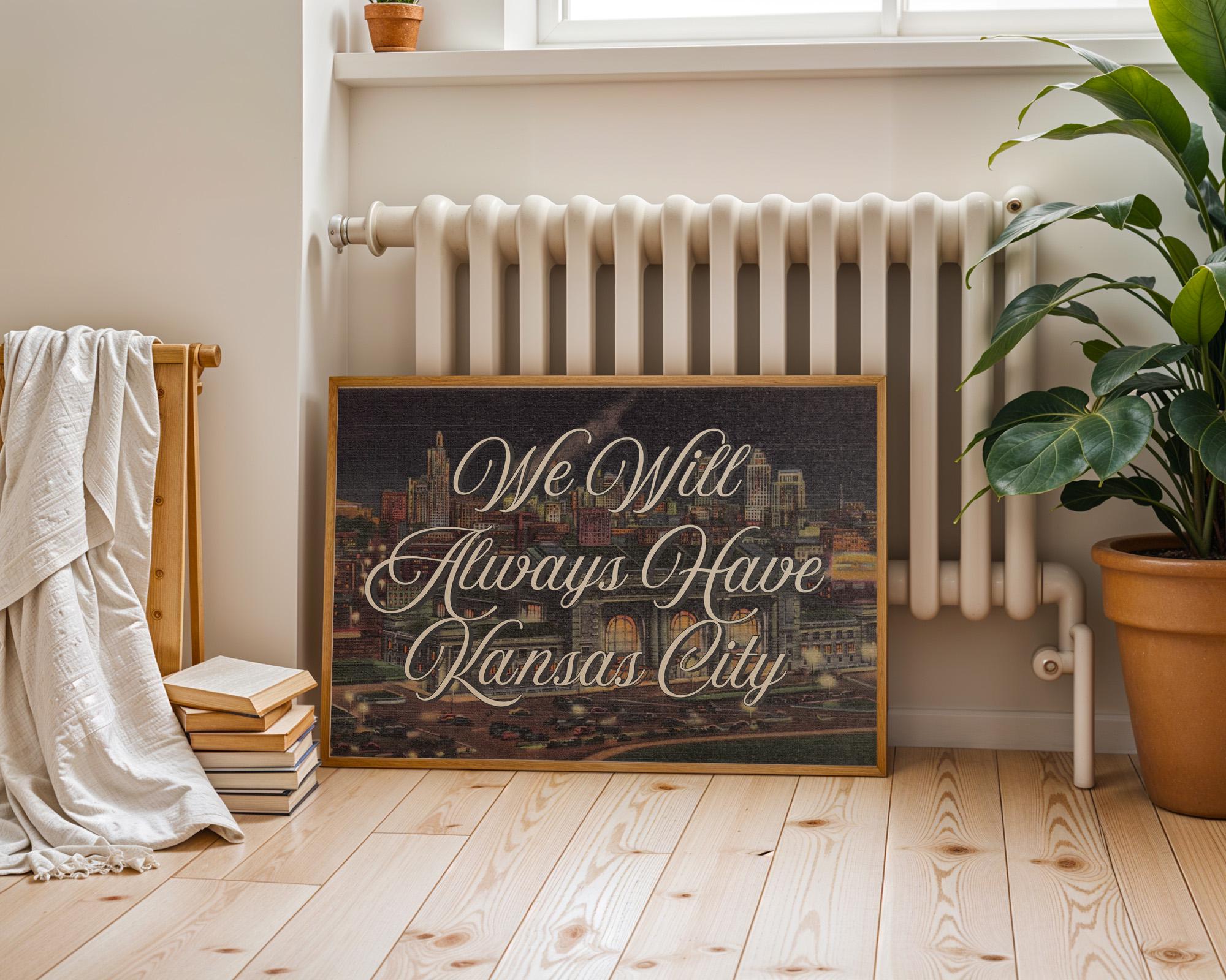 Kansas City gift, Art print, Retro Kansas Prints, Kansas City decor, gs print shoppe, kansas city posters, gift ideas, missouri art