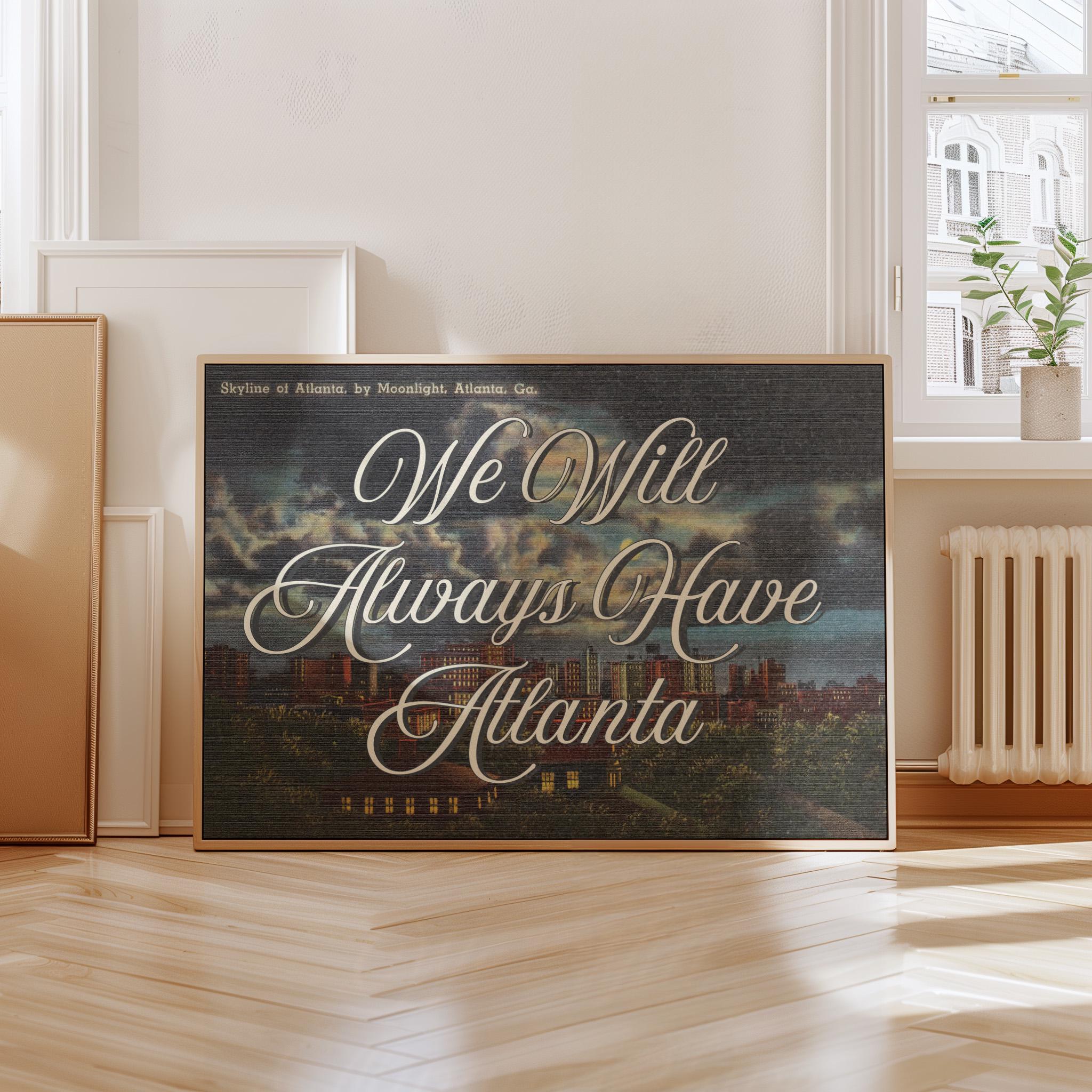Atlanta Posters, Atlanta art print, Retro Photograph, Retro Photo Art Print, Preppy Art, Trendy Art Print, Atlanta Decor, vintage atl