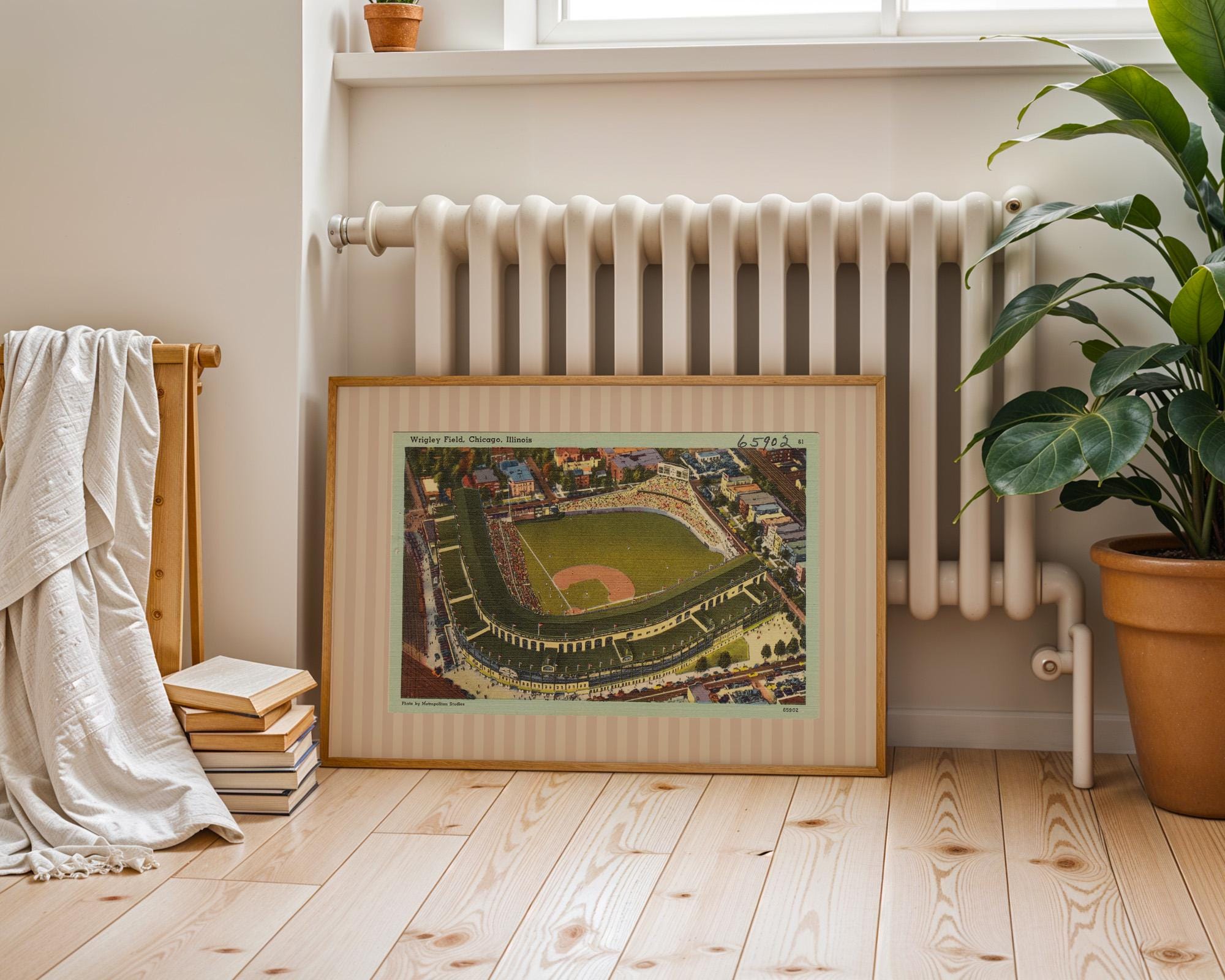 Digital Print, Chicago Gift, Chicago Decor, Chicago Poster, GS Print Shoppe, Wrigley Field Art, Nursery Art Print, Baseball print