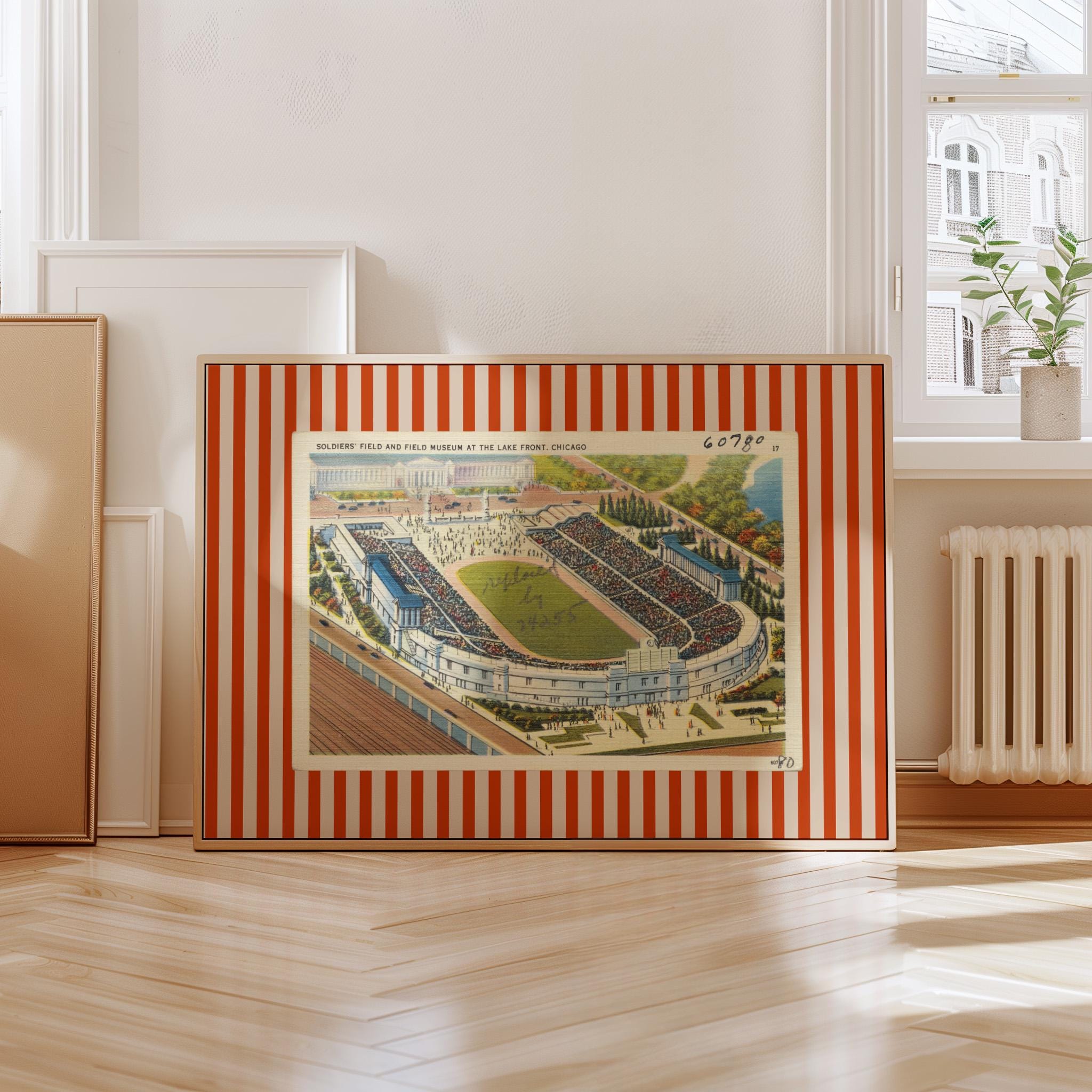 Digital Print, Chicago Gift, Chicago Art, Chicago Poster, GS Print Shoppe, Soldier Field, Nursery Art Print, Football art print, sport decor