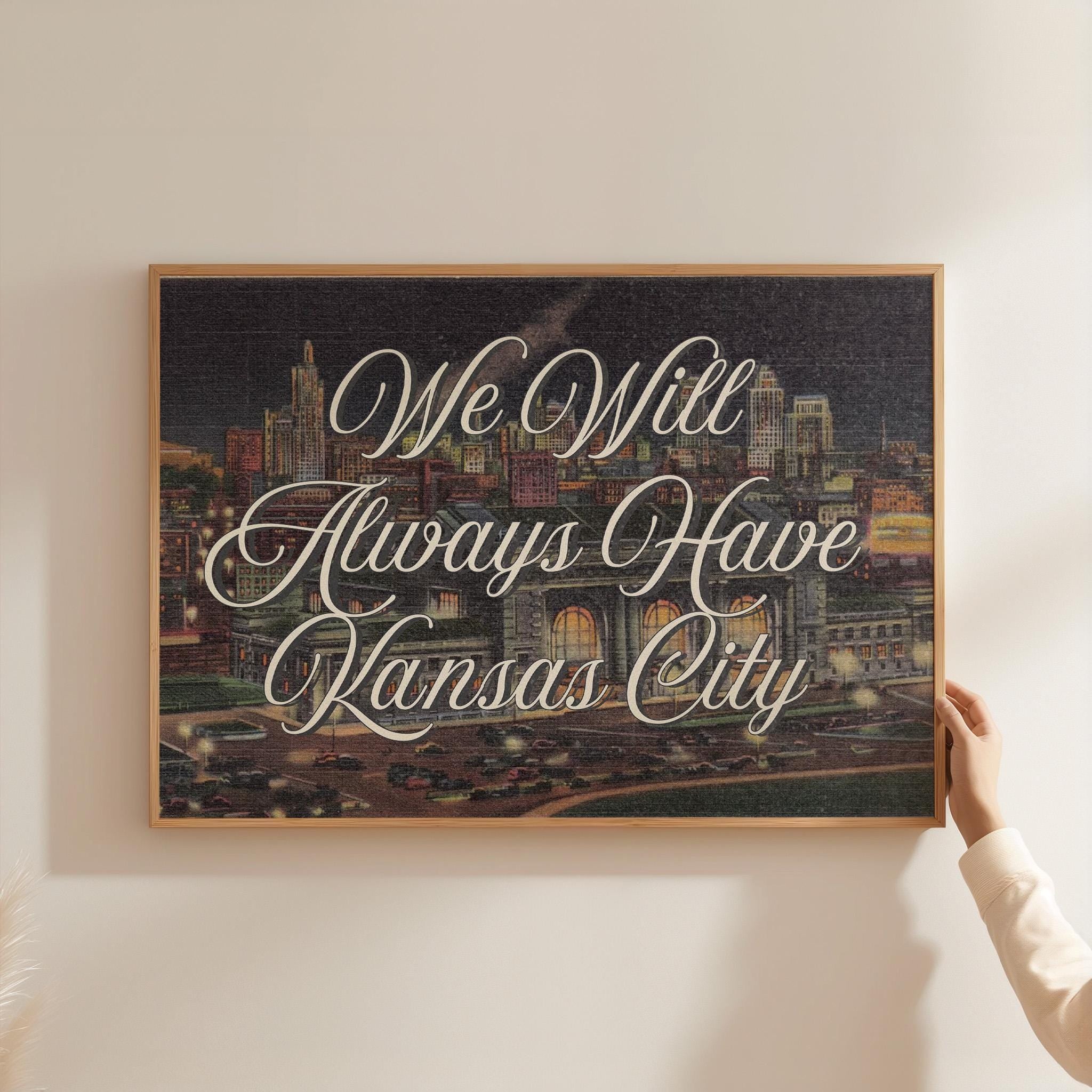 Kansas City gift, Art print, Retro Kansas Prints, Kansas City decor, gs print shoppe, kansas city posters, gift ideas, missouri art