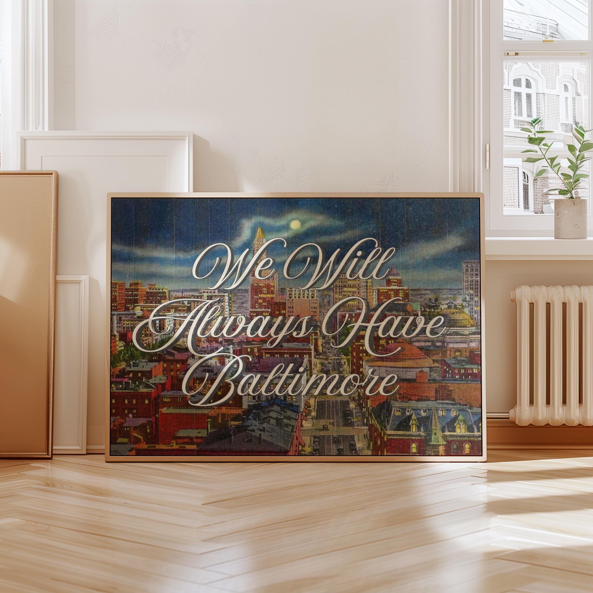 Baltimore Digital Prints, Baltimore art, Retro Photograph Prints, Retro City Art Print, Vintage Art, Baltimore Decor, Baltimore Gift