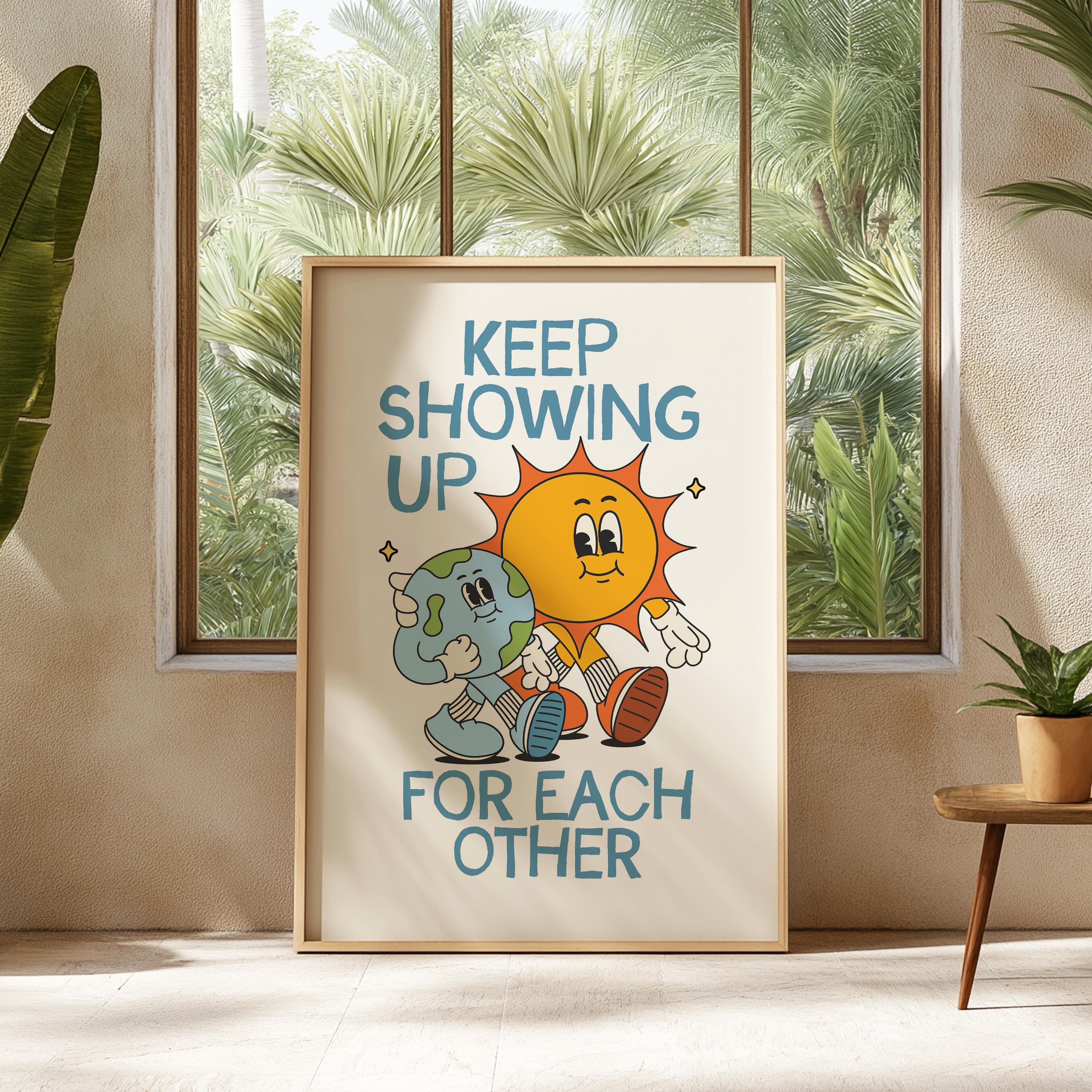 Retro Classroom Poster - Retro Characters Posters, Classroom Decor, Cute Posters, Inspirational Posters, Retro Wall Art, Teacher Posters