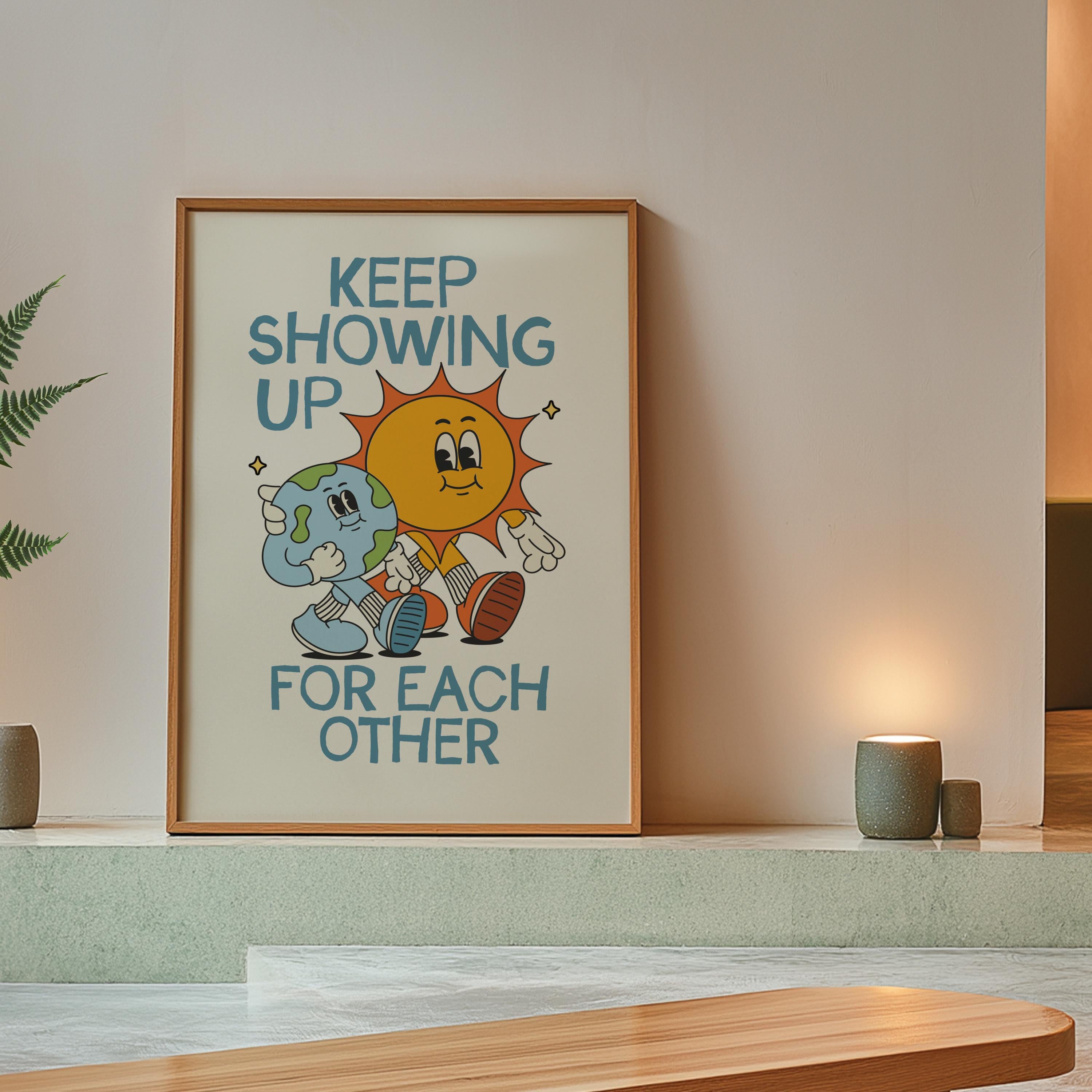 Retro Classroom Poster - Retro Characters Posters, Classroom Decor, Cute Posters, Inspirational Posters, Retro Wall Art, Teacher Posters