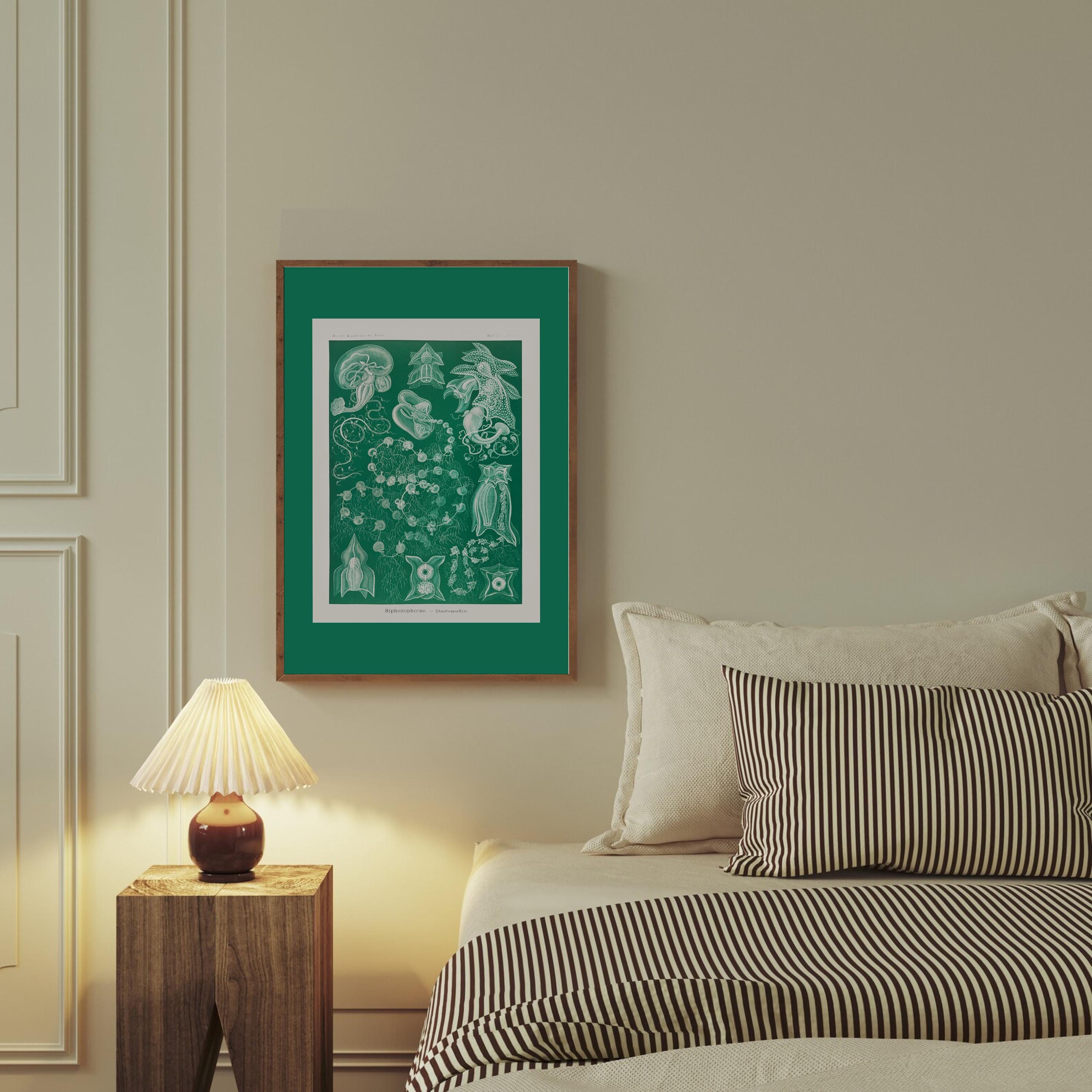 Sea illustration, PRINTABLE ART Nautical Art, Ocean nursery decor, kids boys wall art, ocean wall art, marine life decor, Green art
