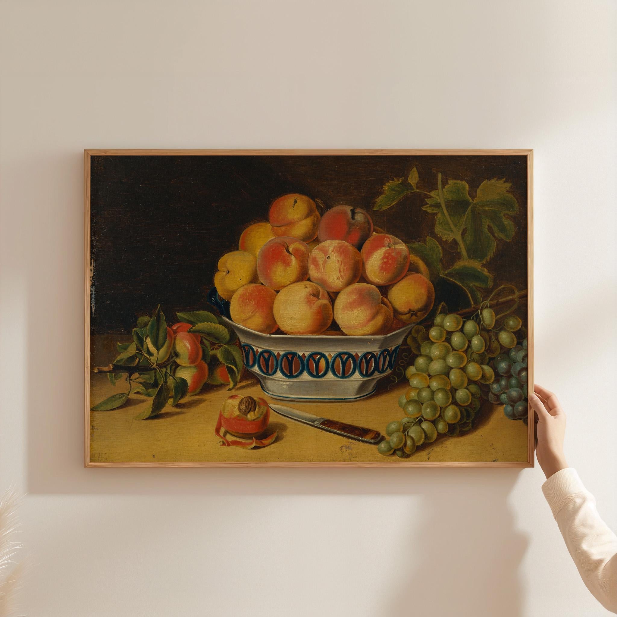 Oranges Art Print, Breakfast Art, Apartment Wall Art, Kitchen Decor, Vintage Art, Still Life, Trendy French, Wall Decor, Kitchen Art