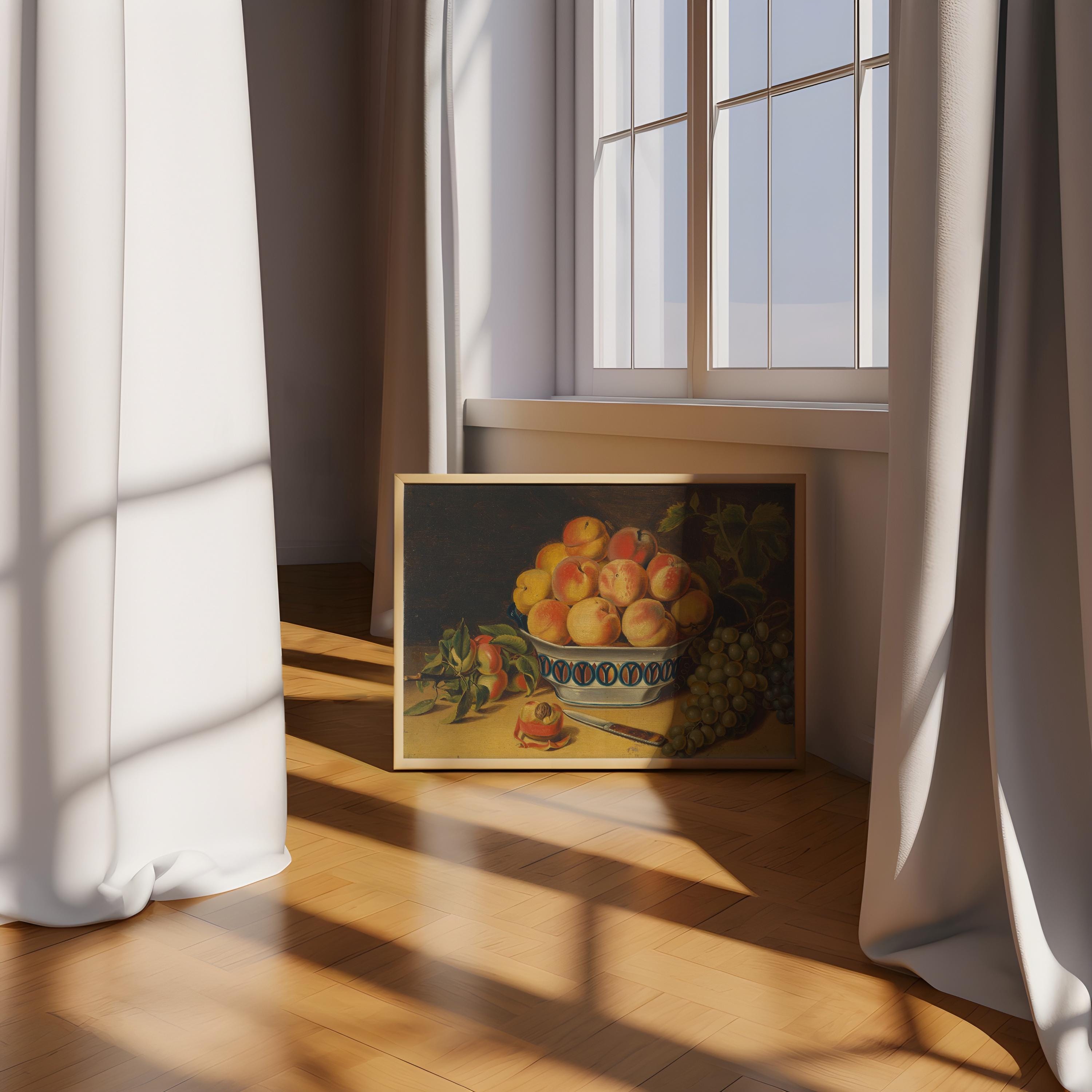 Oranges Art Print, Breakfast Art, Apartment Wall Art, Kitchen Decor, Vintage Art, Still Life, Trendy French, Wall Decor, Kitchen Art