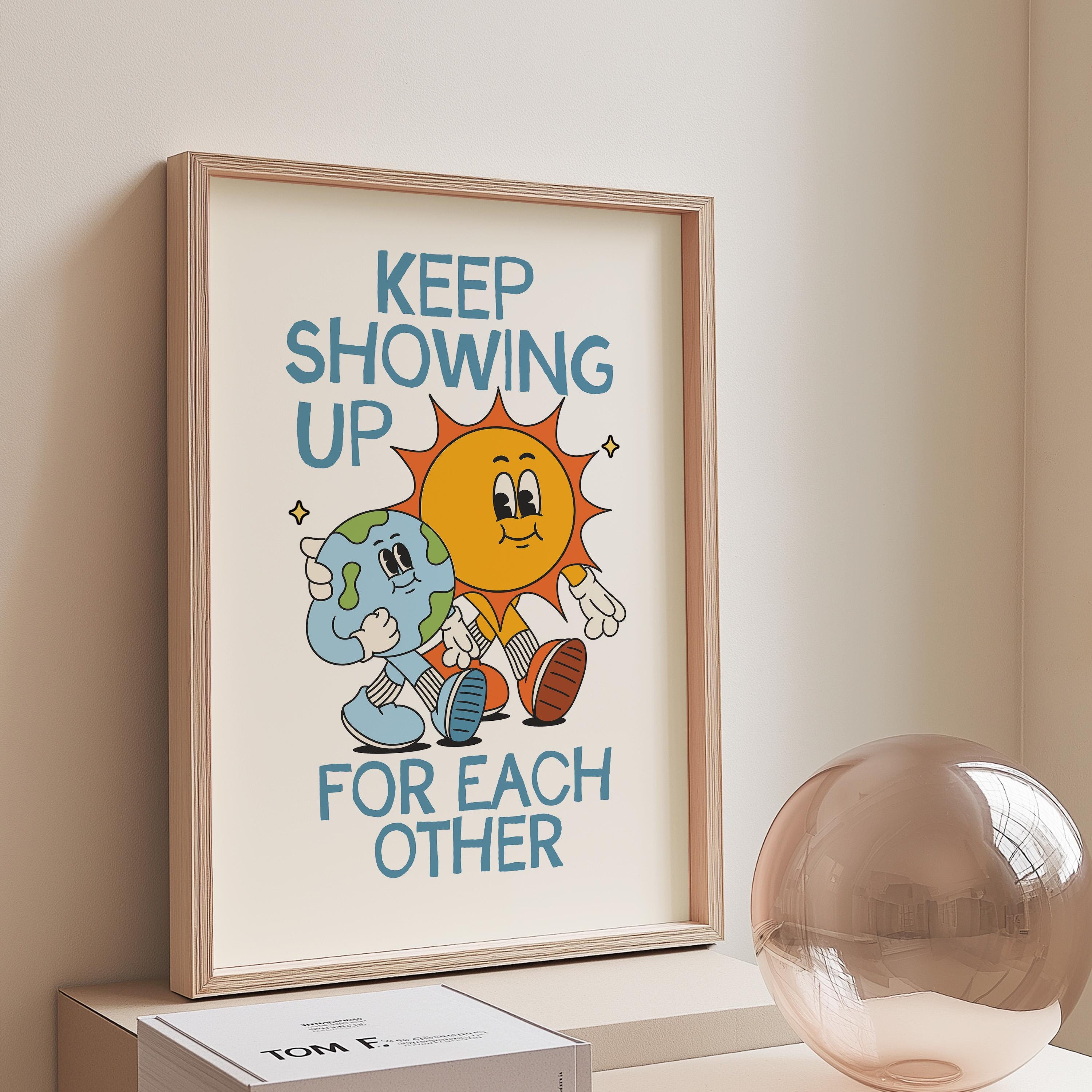 Retro Classroom Poster - Retro Characters Posters, Classroom Decor, Cute Posters, Inspirational Posters, Retro Wall Art, Teacher Posters