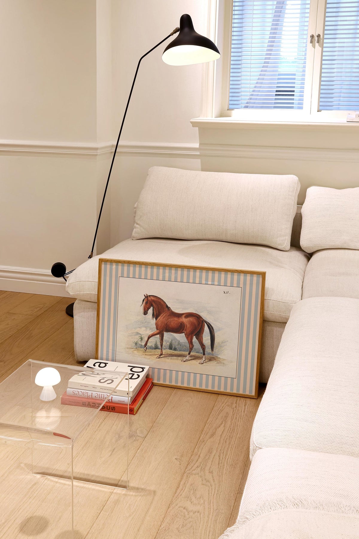 Horse Art Print | Vintage Nursery Decor, Equestrian Wall Art for Boys Room, Horse Lover Gift, Digital Download Painting, Horse Decor