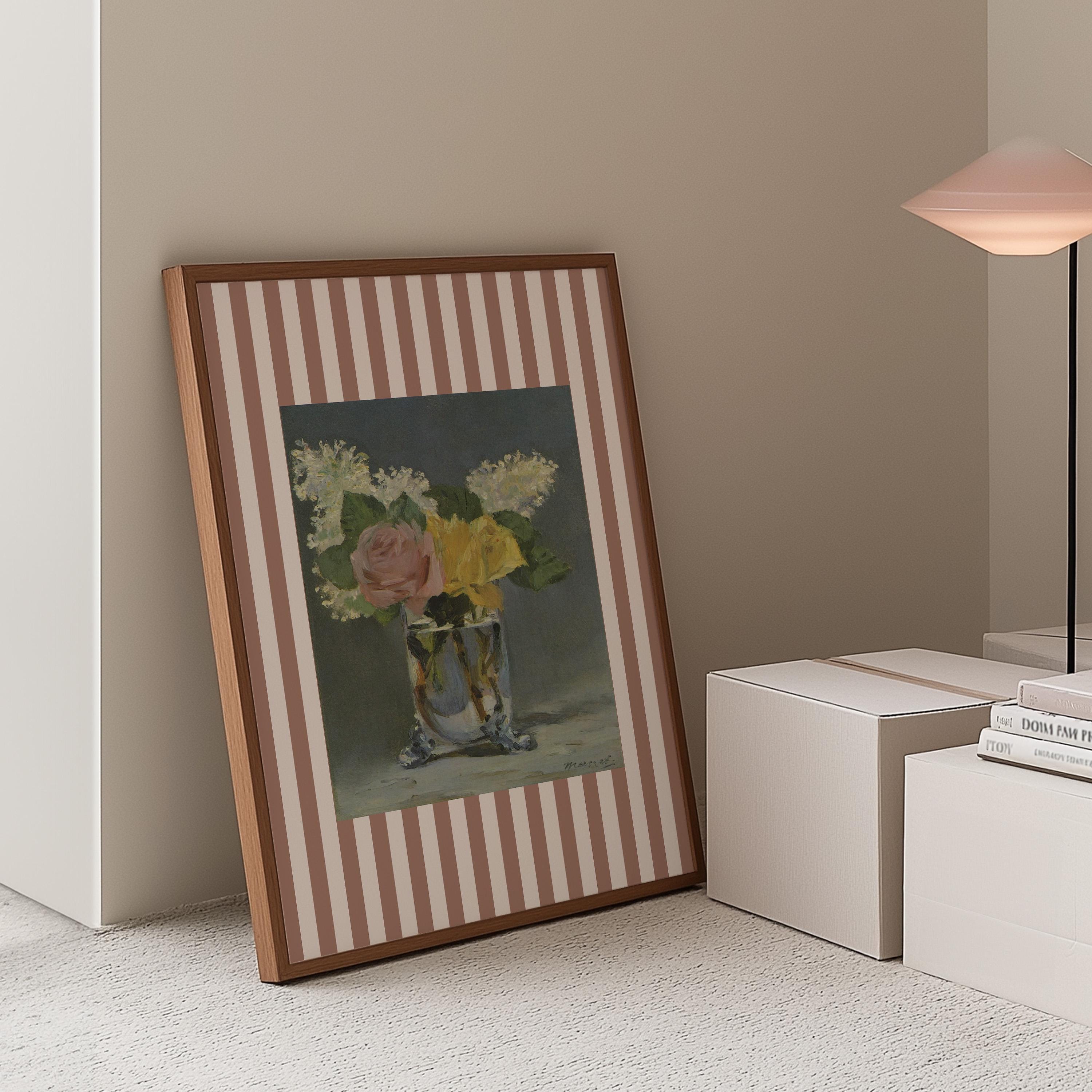 Floral Wall Decor, Chinoiserie Floral Art, Digital Prints, Floral Vintage Art, Vintage Aesthetic Art, Southern Style, Patterned Floral Art