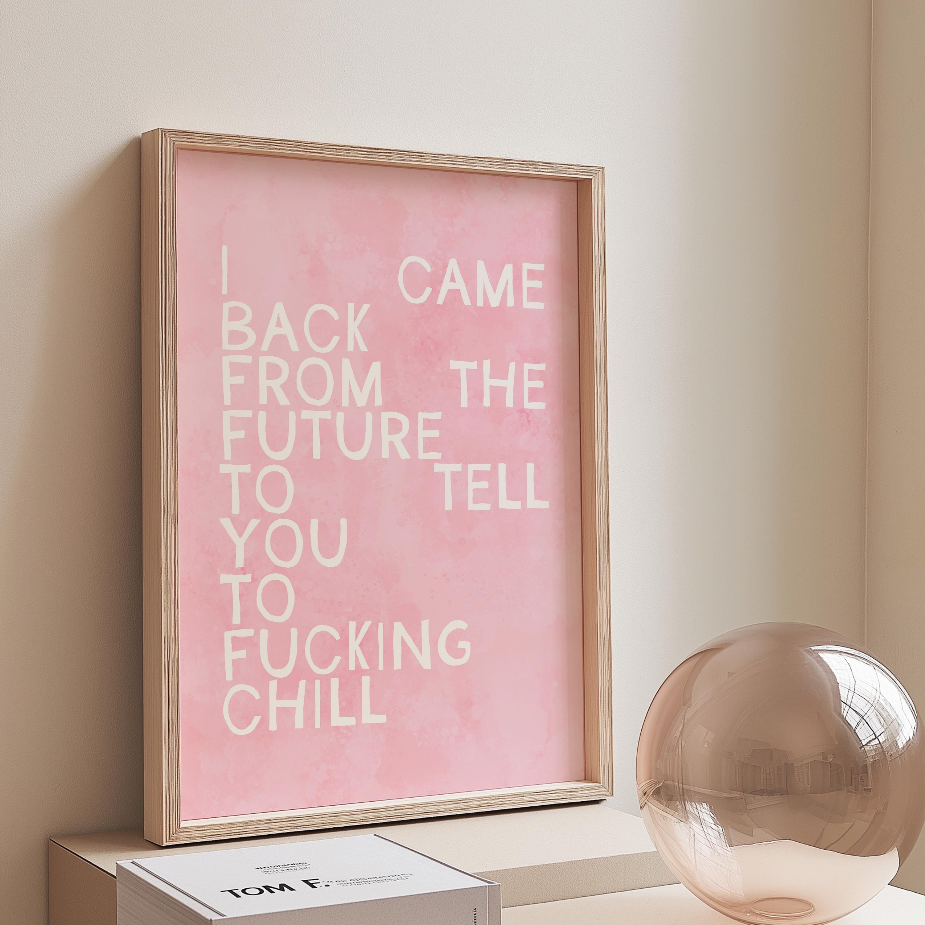 Apartment Wall Art, Girl Decor, Typography Print, Living Room Decor, Girly Bedroom, Pink Print, Painted Typography Art, Girly Wall Art