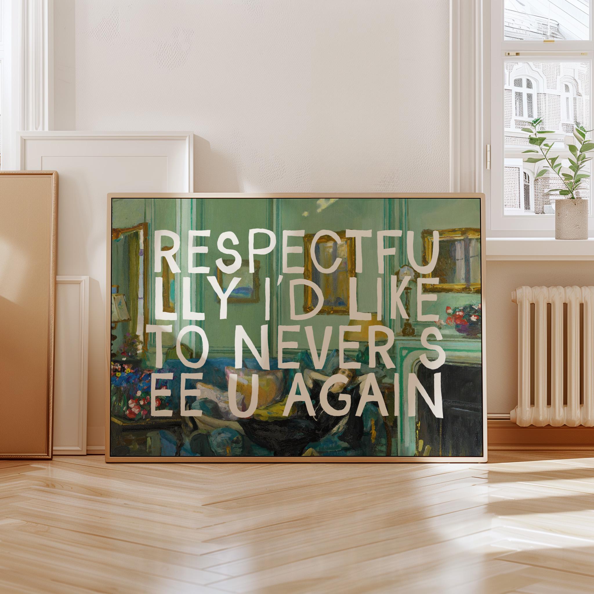 Girl Decor, Typography Print, Living Room Decor, Girly Art, Vintage Art Print, Painted Typography Art, Girly Wall Art