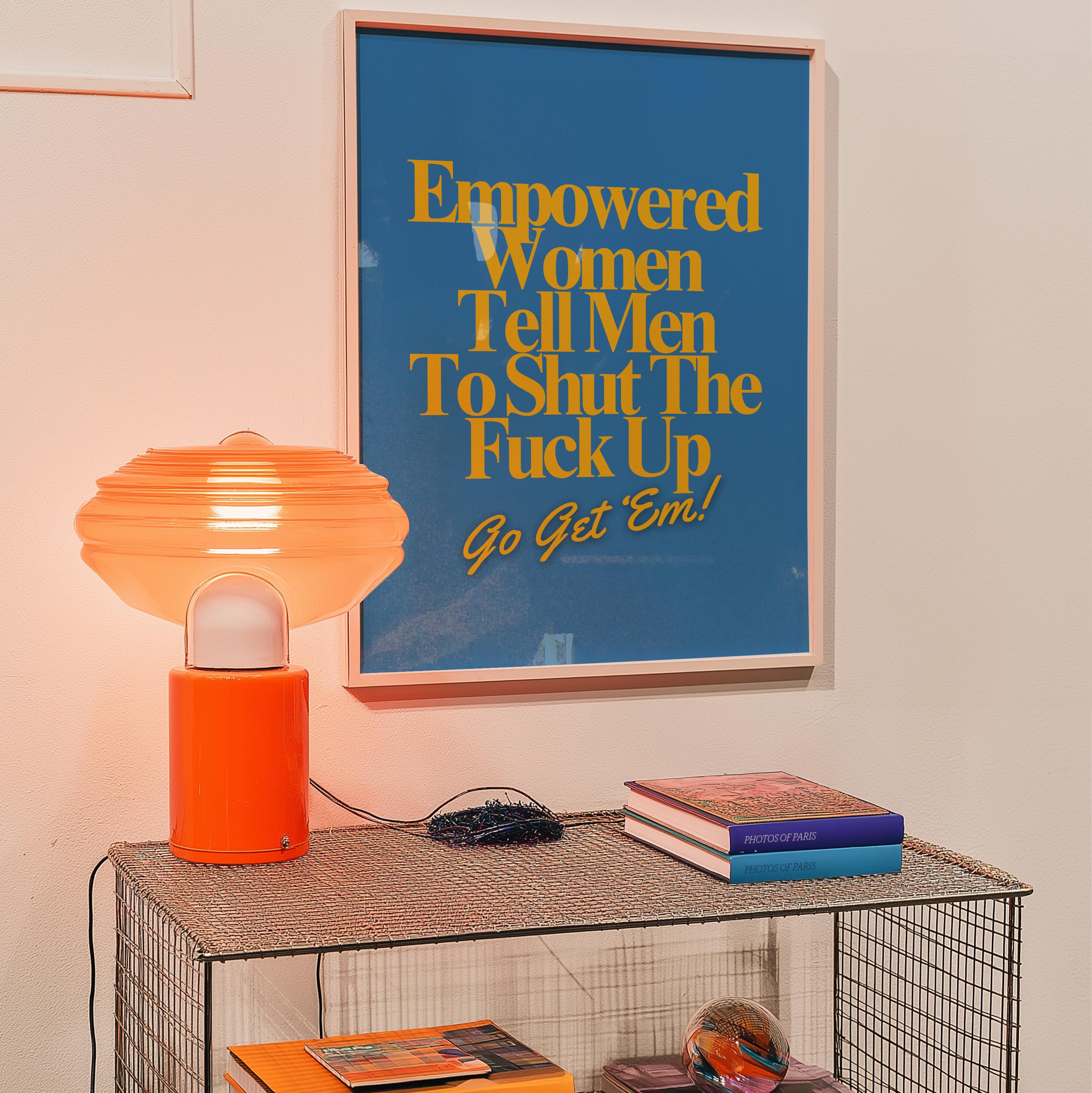 Empowered Women Poster, Fall of the Patriarchy Print, Feminist Wall Art, Girl Power Wall Decor,  Gift For Her Art, Women&#39;s Day