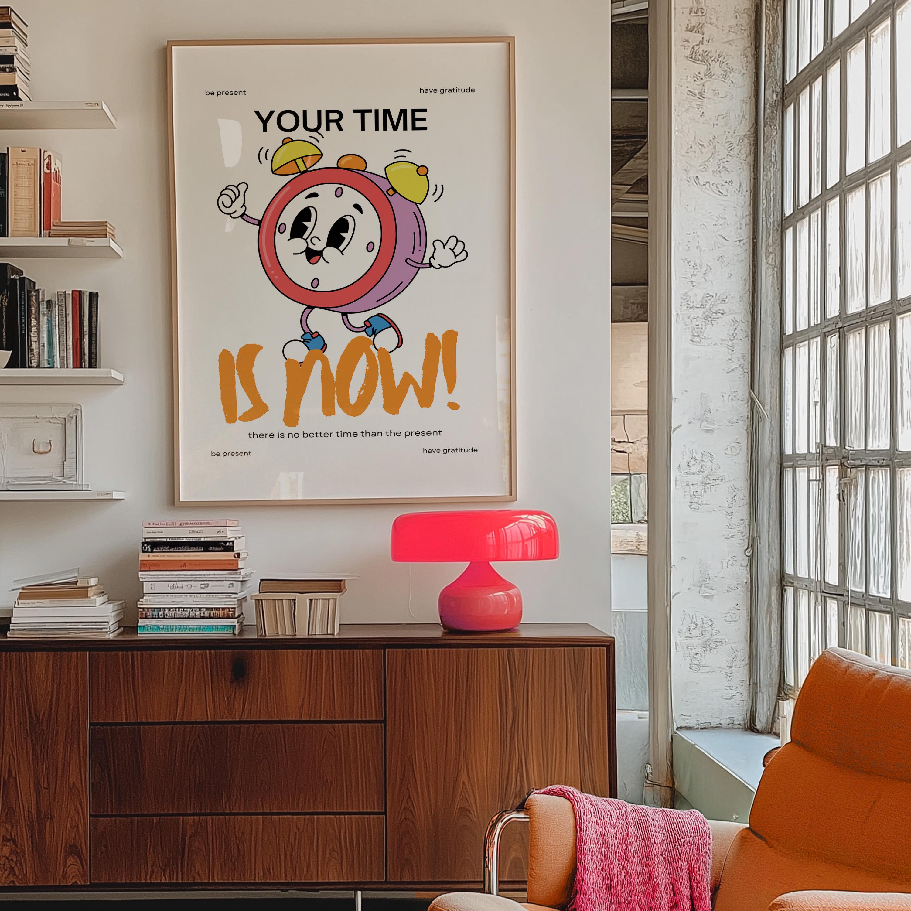 Classroom Art, Kids Room Art,Downloadable Print,Cartoon Art Print, Positivity Art, Trendy Posters,Vintage Mascot Art, Cute Positive Art