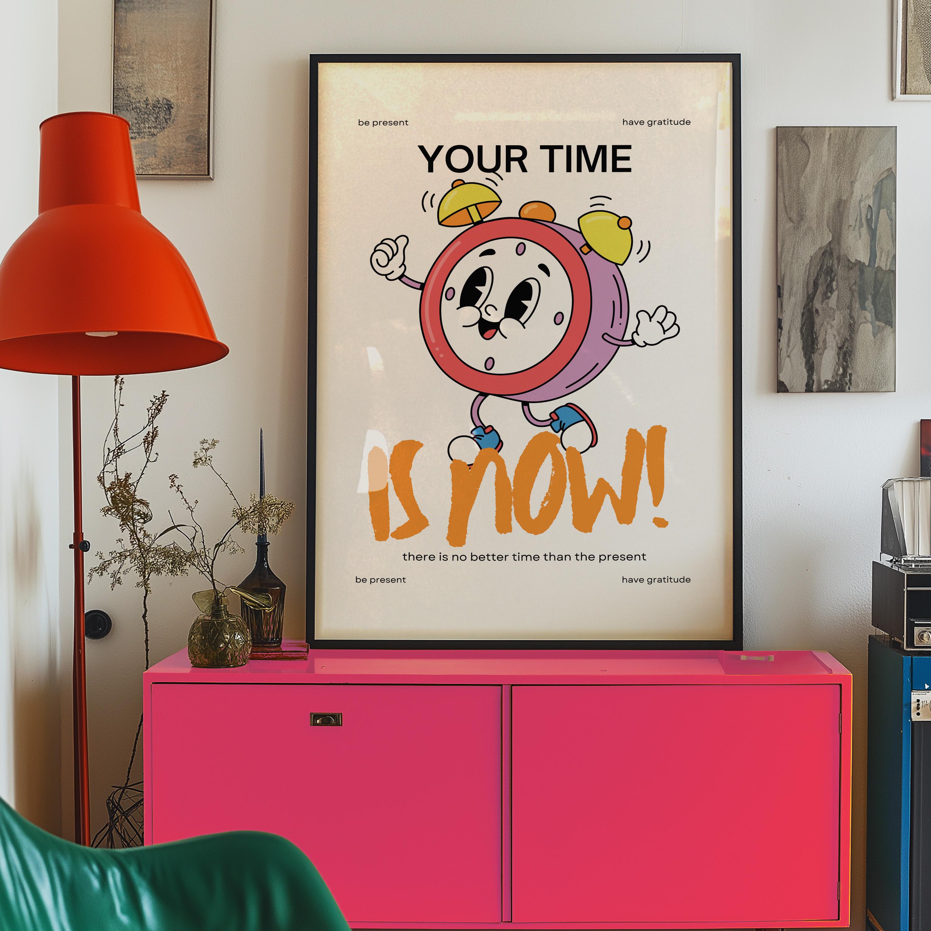 Classroom Art, Kids Room Art,Downloadable Print,Cartoon Art Print, Positivity Art, Trendy Posters,Vintage Mascot Art, Cute Positive Art